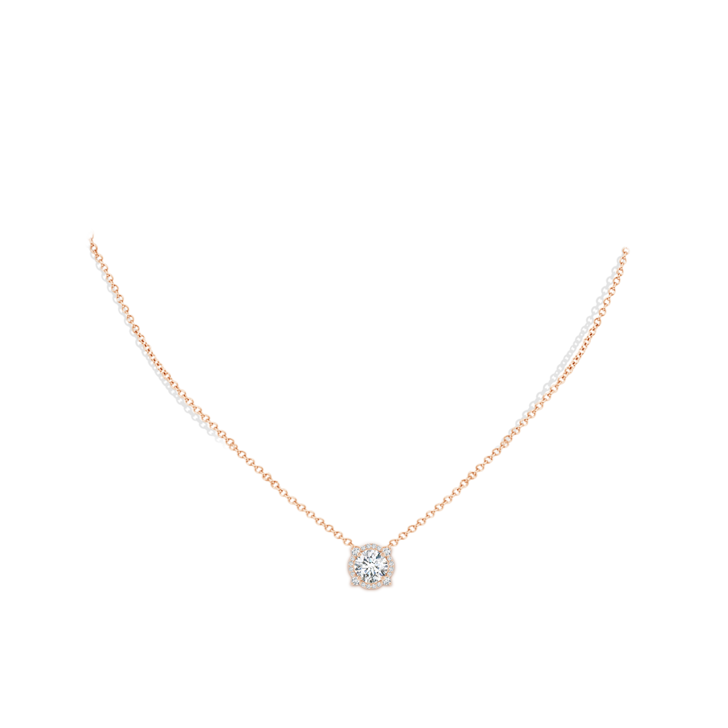 G, VS2 / 1.18 CT / 14 KT Rose Gold