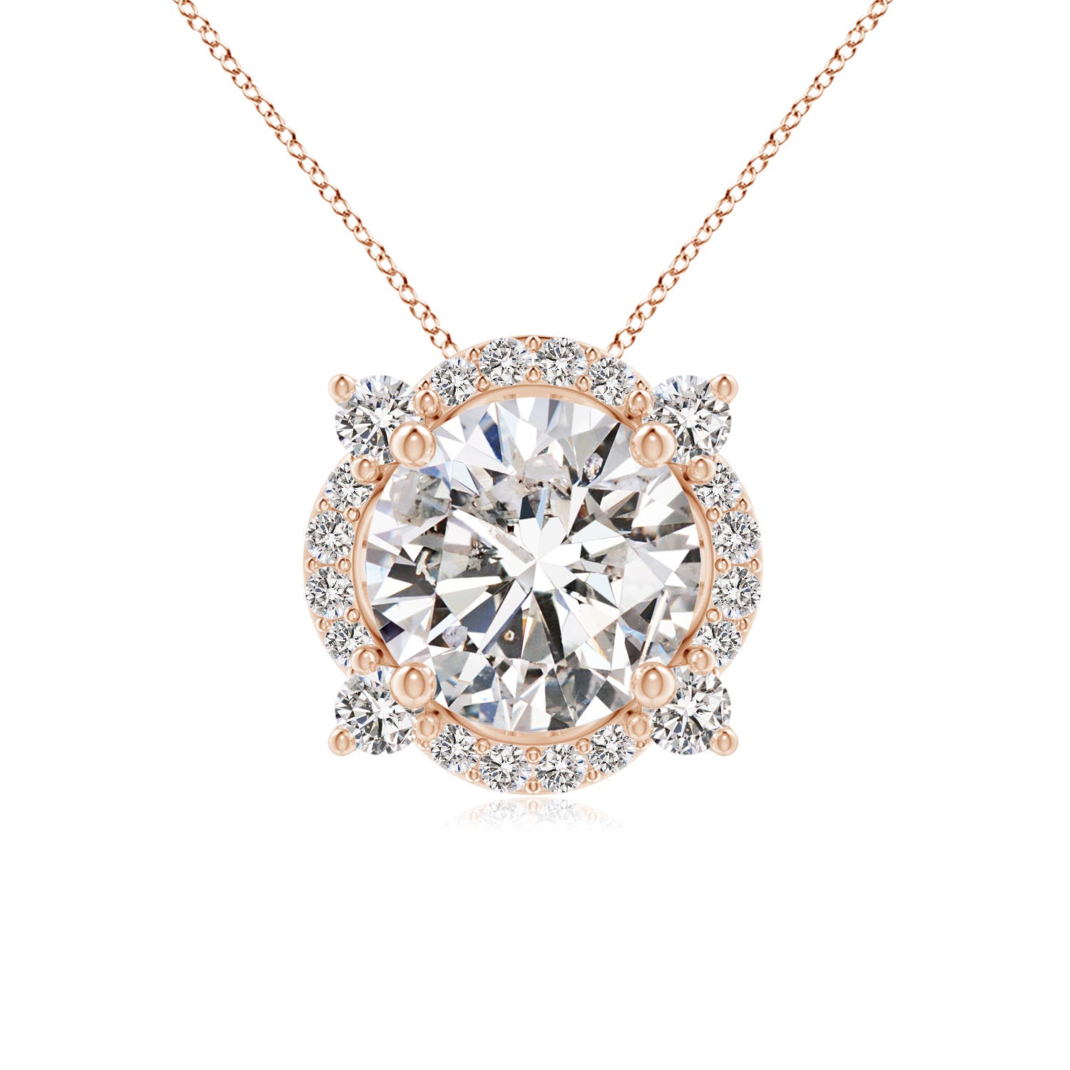 I-J, I1-I2 / 1.18 CT / 14 KT Rose Gold