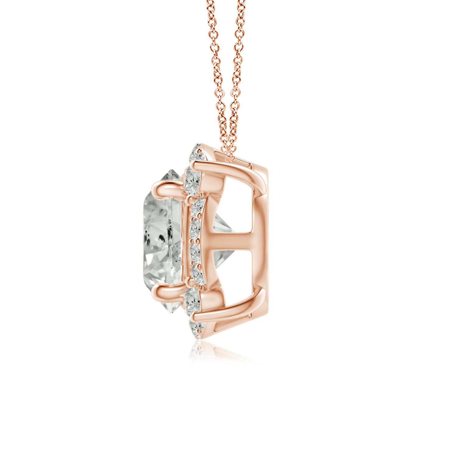 K, I3 / 1.18 CT / 14 KT Rose Gold