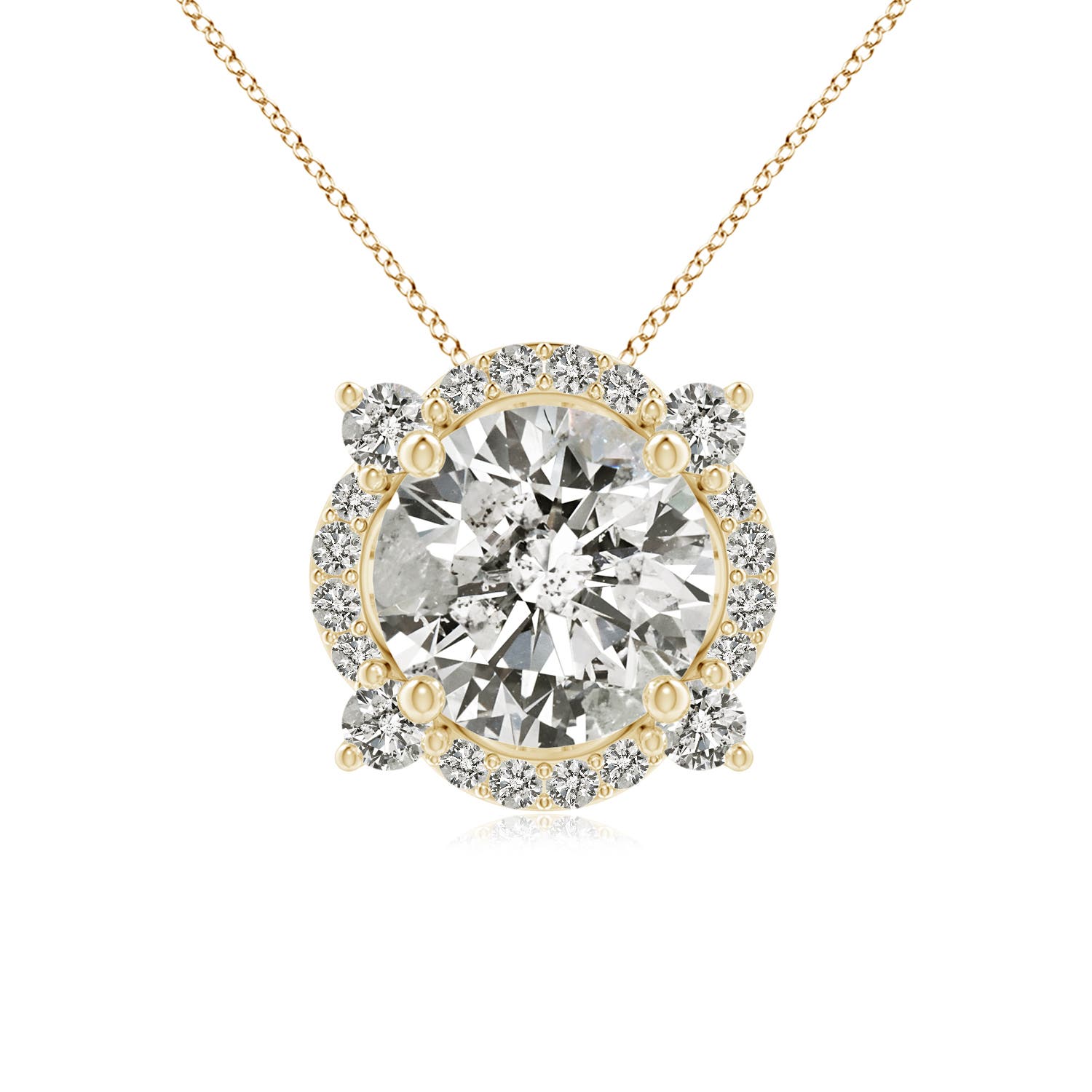 K, I3 / 1.18 CT / 14 KT Yellow Gold