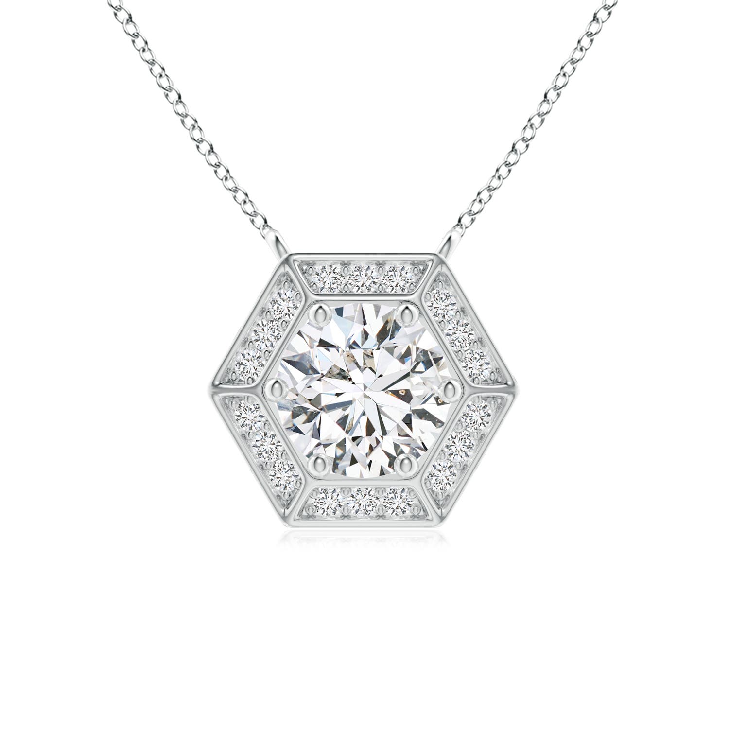 H, SI2 / 0.74 CT / 14 KT White Gold