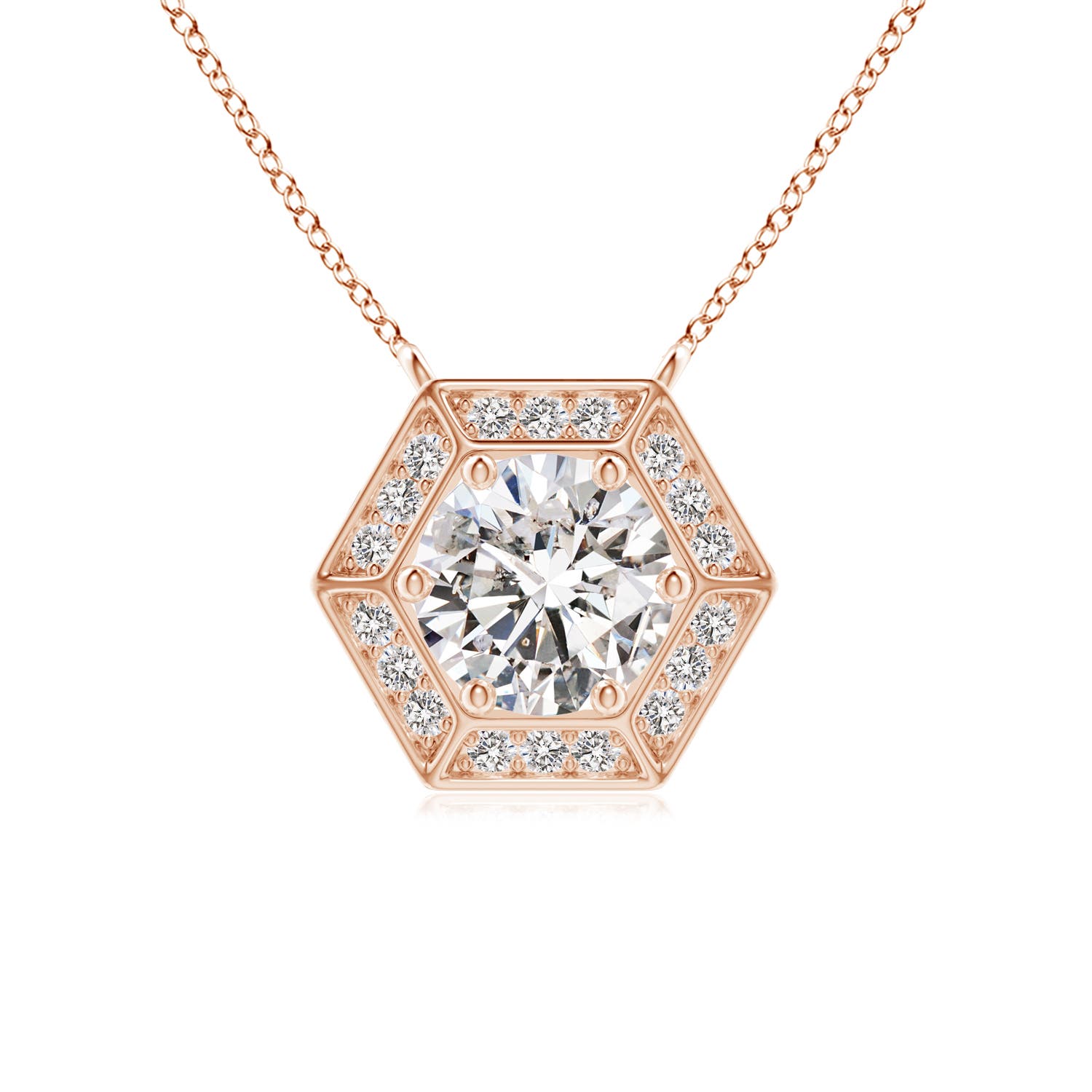 I-J, I1-I2 / 0.74 CT / 14 KT Rose Gold