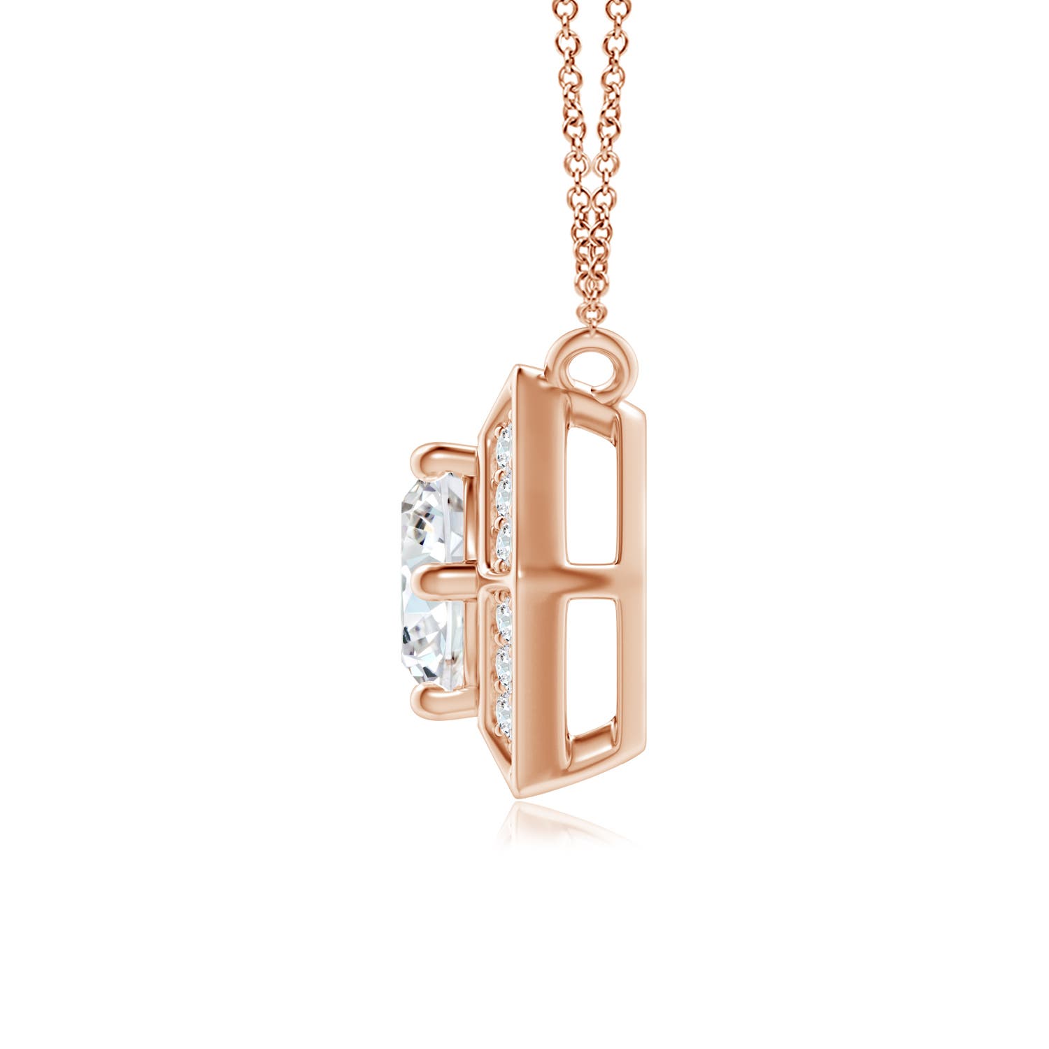 F-G, VS / 0.99 CT / 14 KT Rose Gold