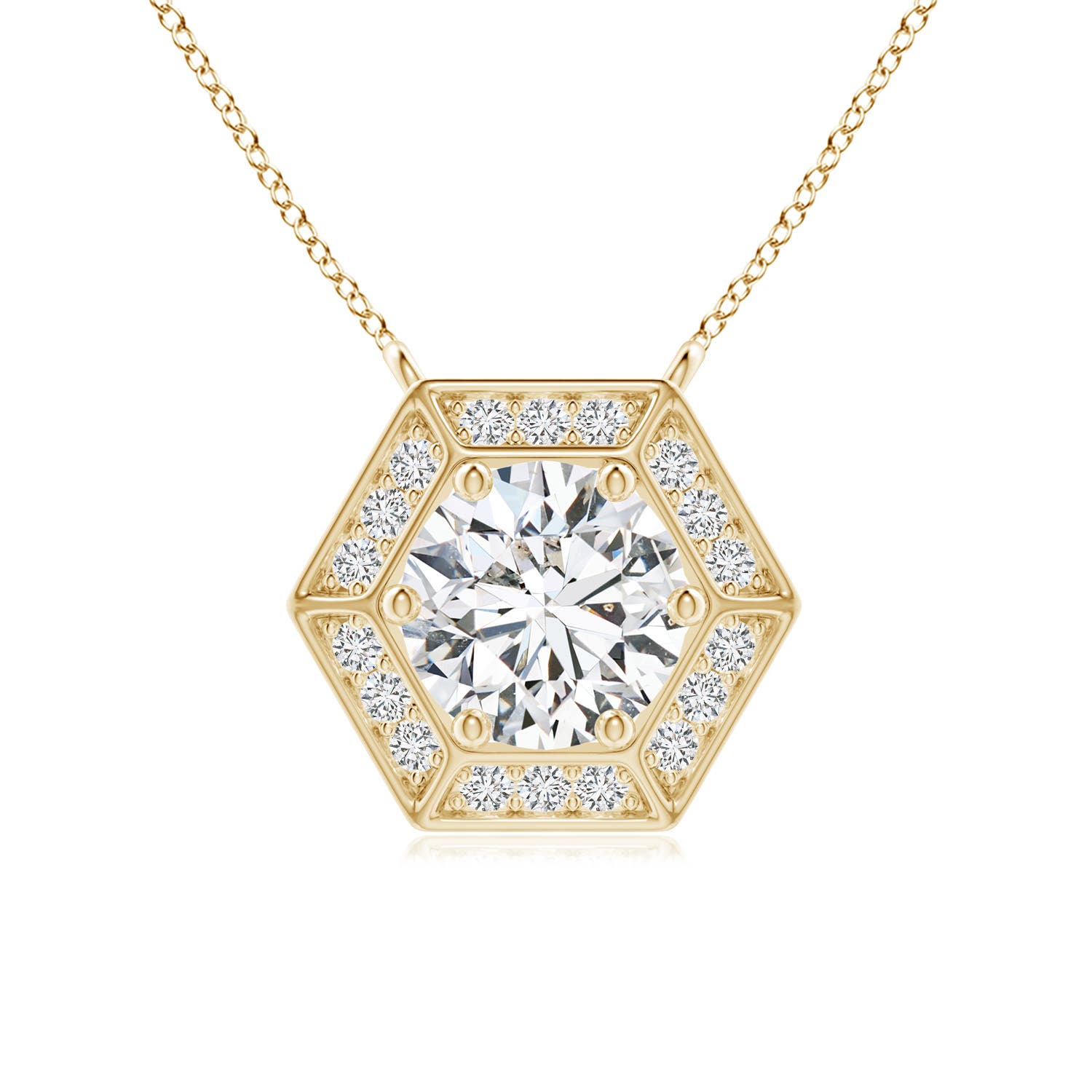 H, SI2 / 0.99 CT / 14 KT Yellow Gold