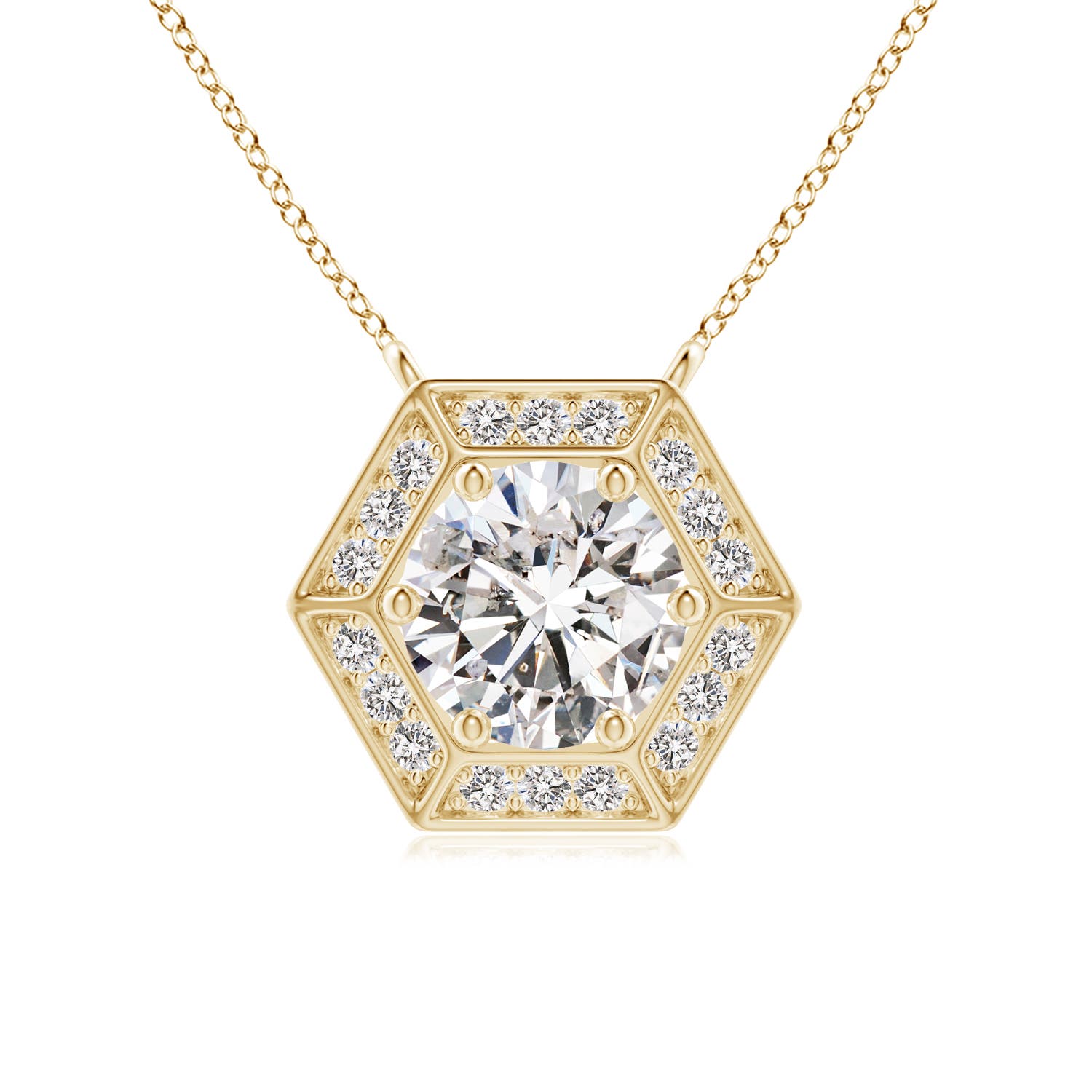 I-J, I1-I2 / 0.99 CT / 14 KT Yellow Gold