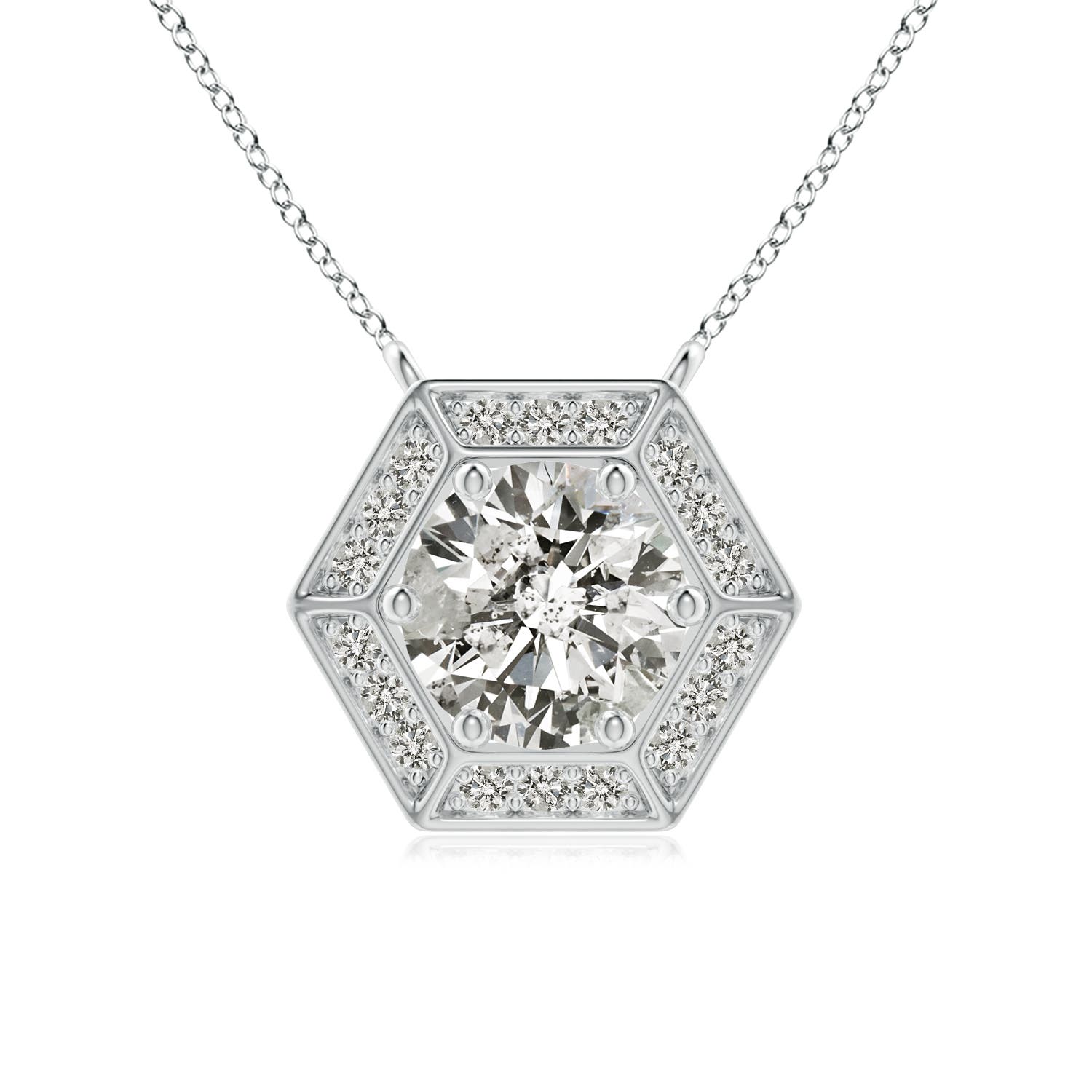 K, I3 / 0.99 CT / 14 KT White Gold