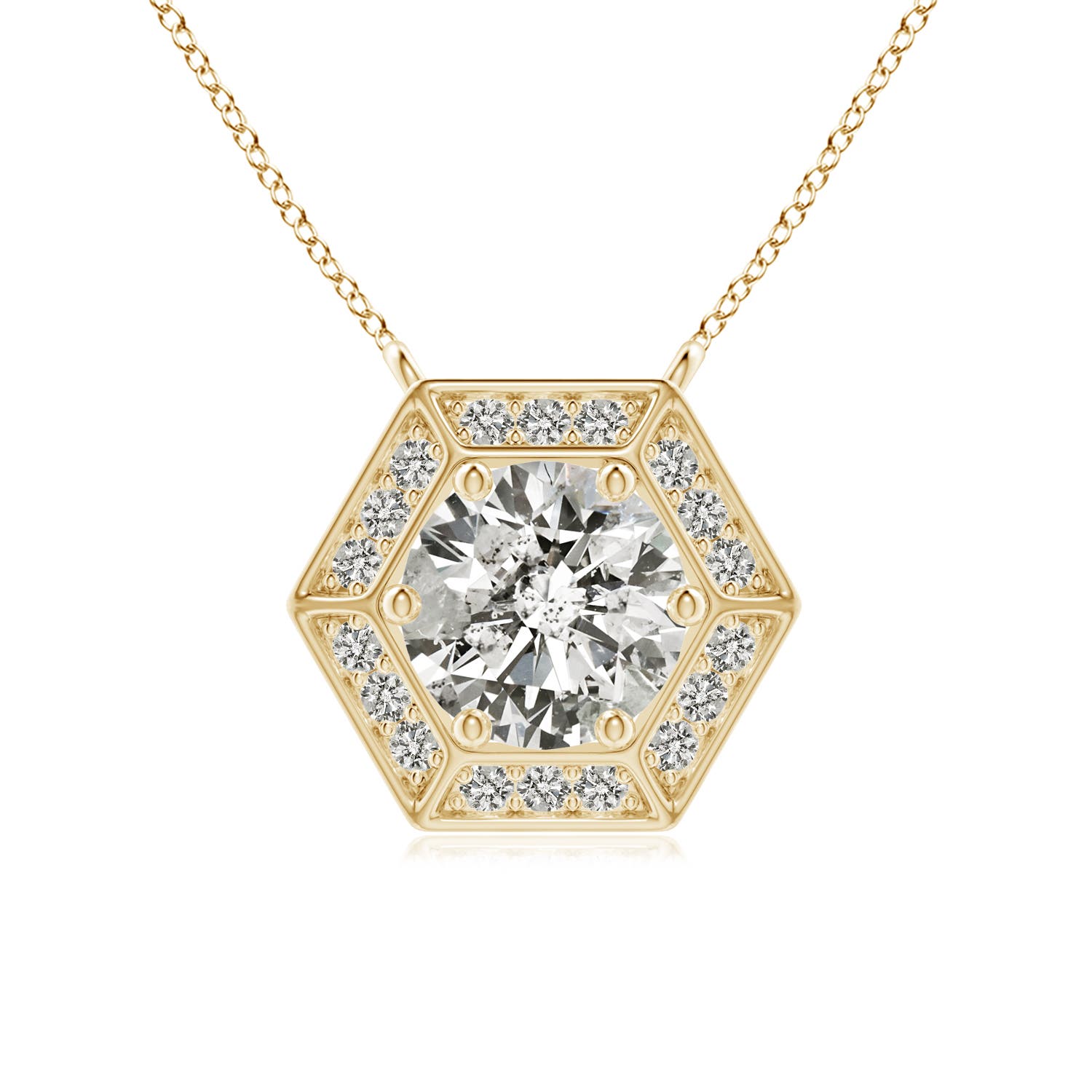 K, I3 / 0.99 CT / 14 KT Yellow Gold