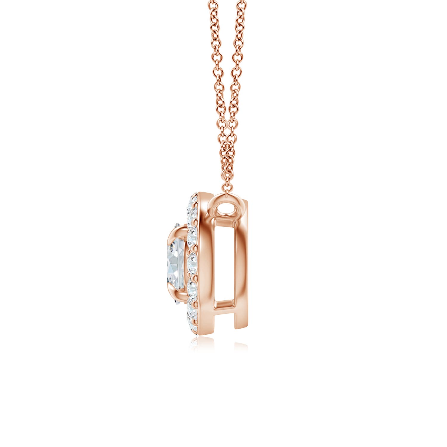 F-G, VS / 0.62 CT / 14 KT Rose Gold