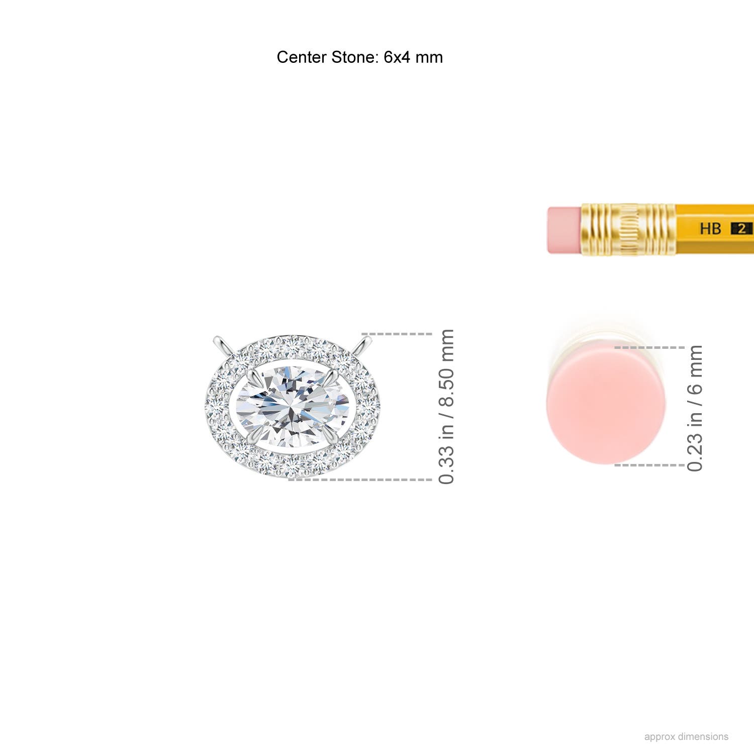 G, VS2 / 0.62 CT / 14 KT White Gold