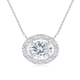 Oval Diamond Fashion Necklaces & Pendants