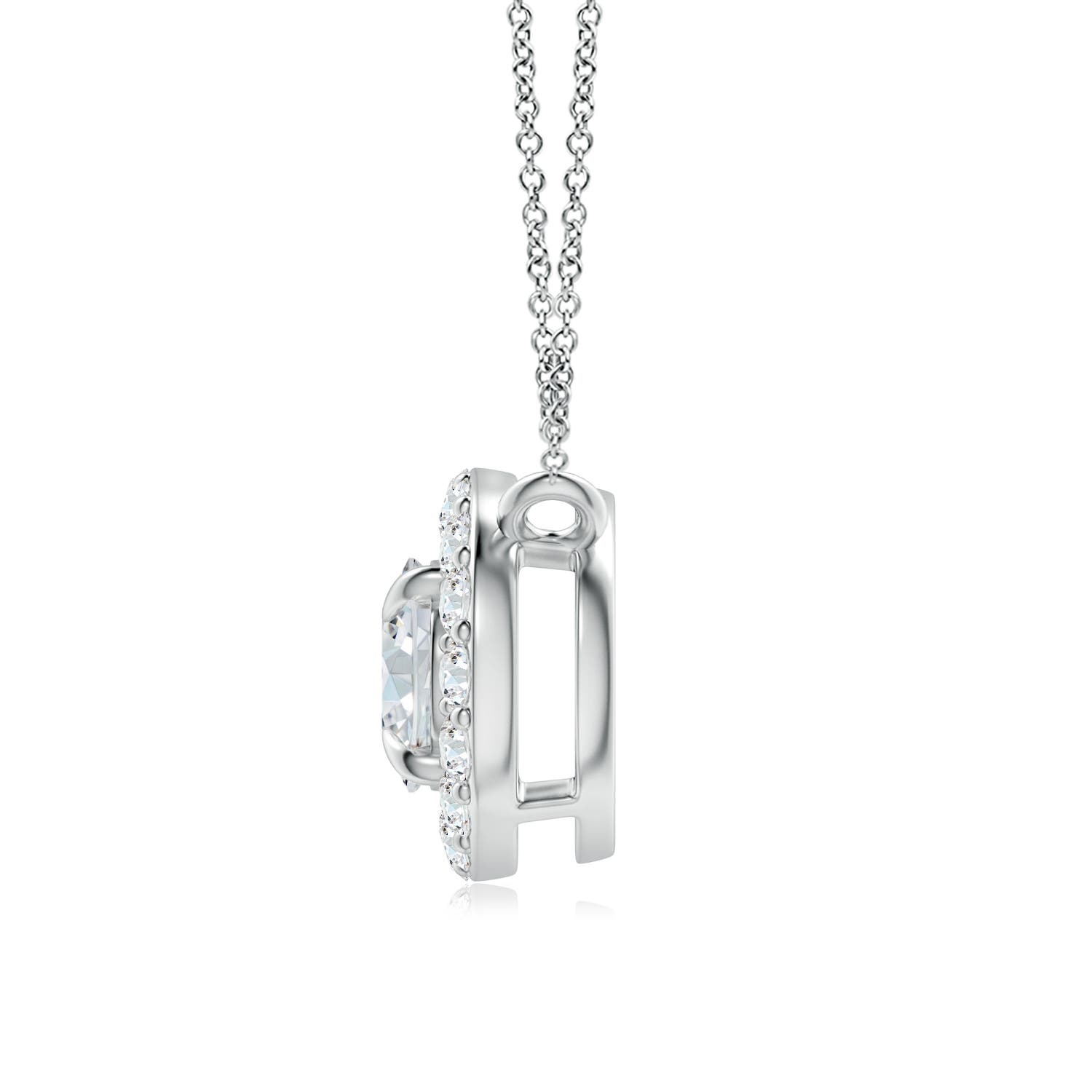 F-G, VS / 0.91 CT / 14 KT White Gold