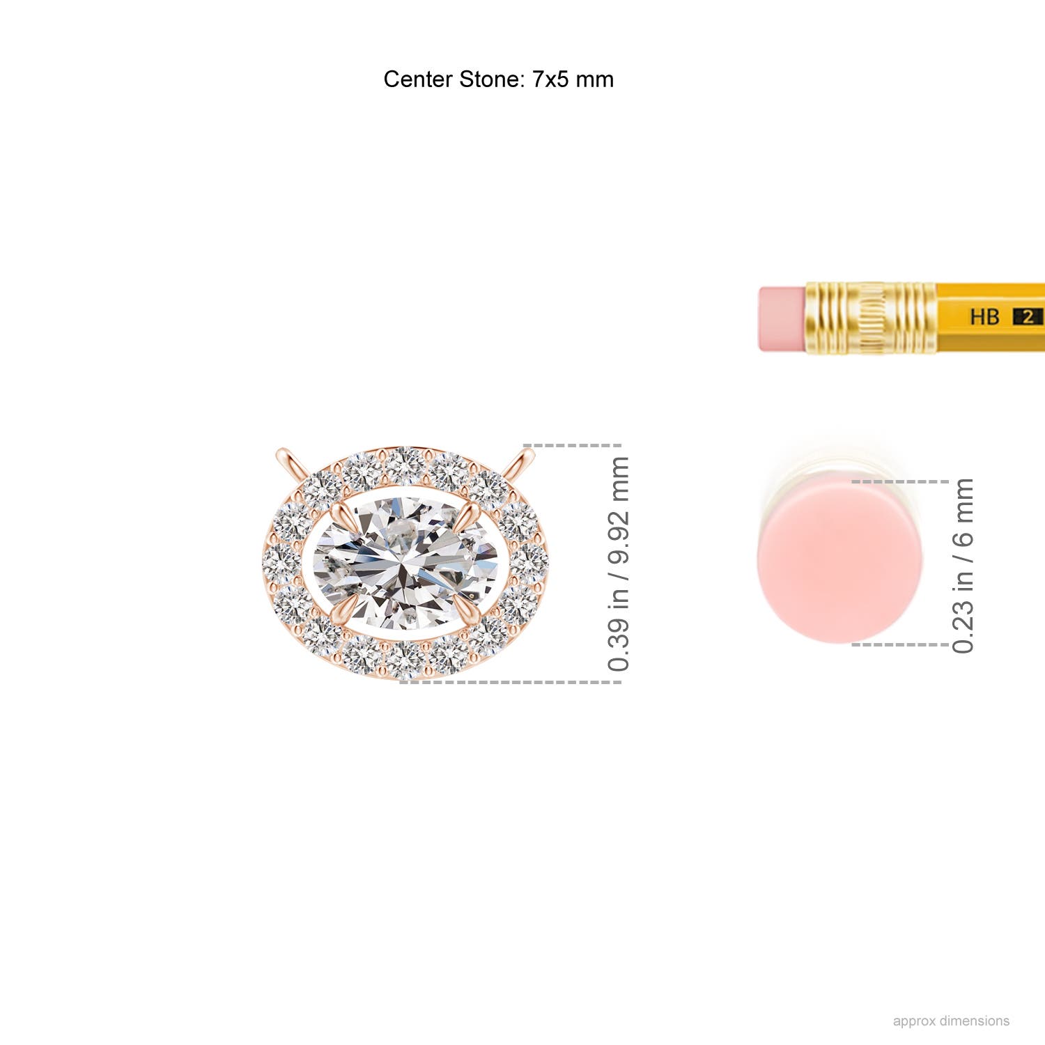 I-J, I1-I2 / 1.02 CT / 14 KT Rose Gold