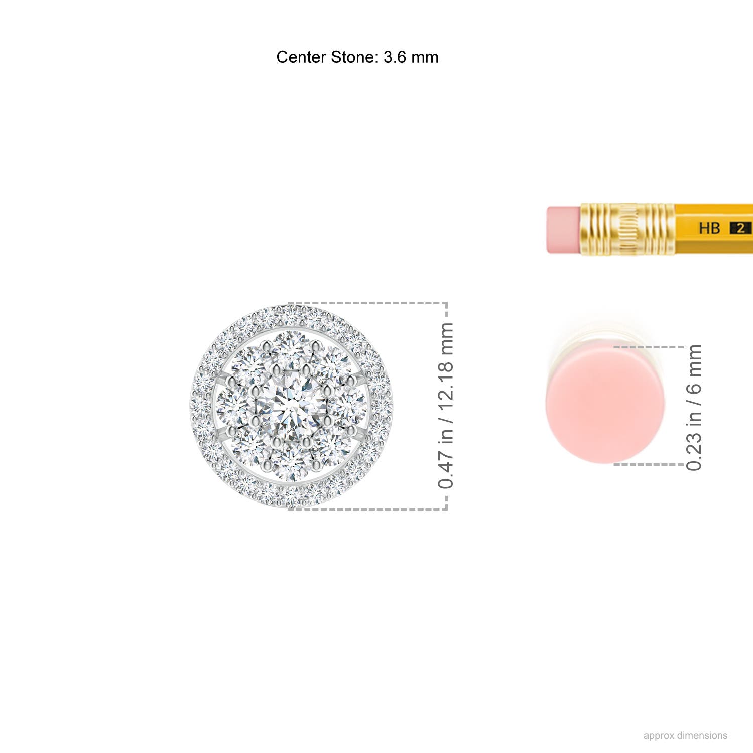 G, VS2 / 0.68 CT / 14 KT White Gold