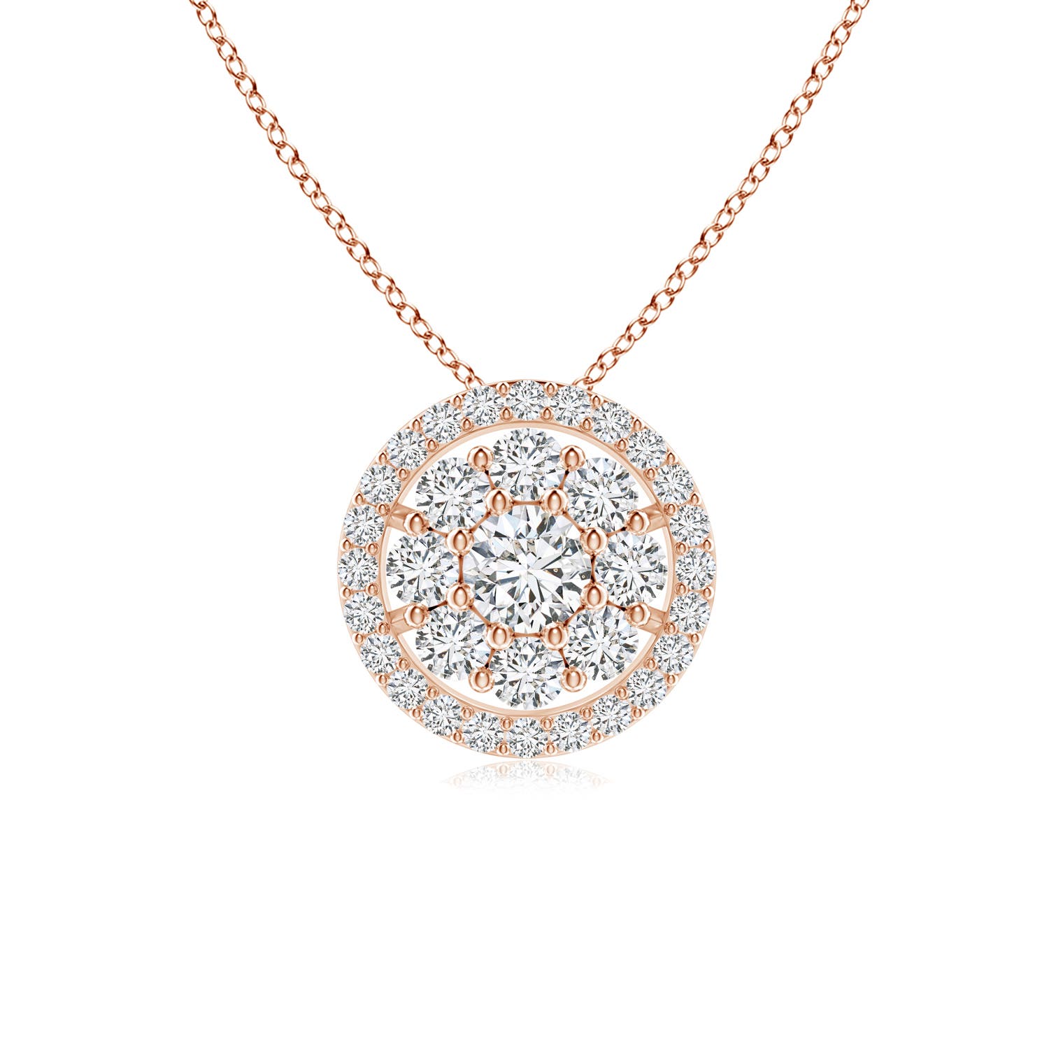 H, SI2 / 0.68 CT / 14 KT Rose Gold