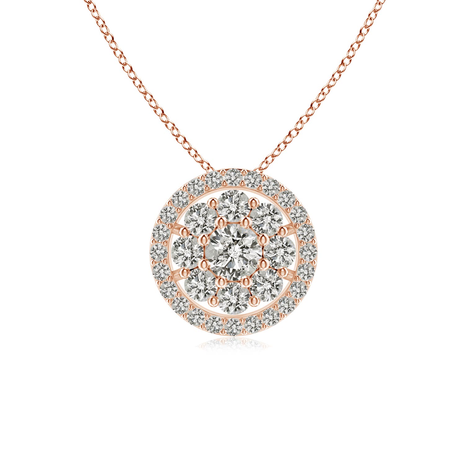 K, I3 / 0.68 CT / 14 KT Rose Gold