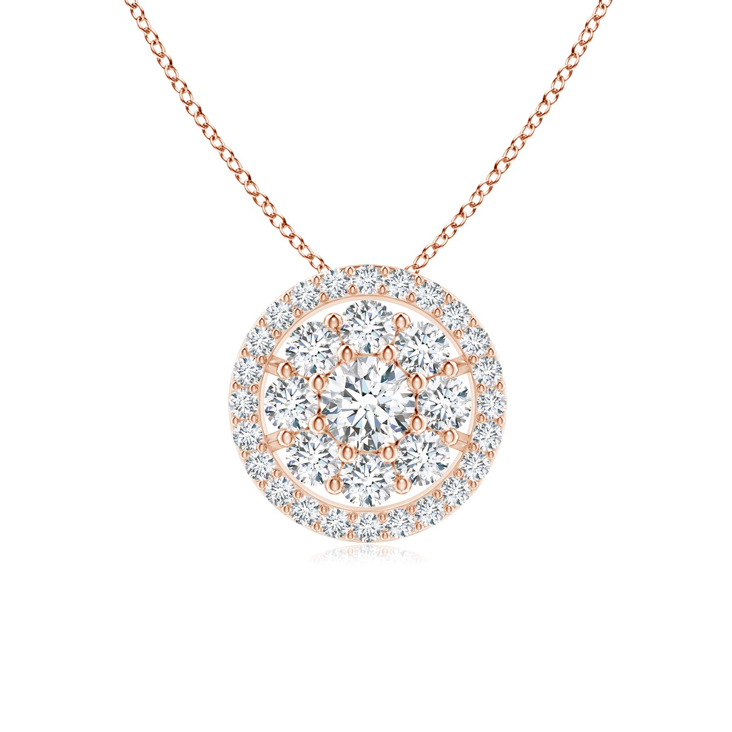 F-G, VS / 0.88 CT / 14 KT Rose Gold