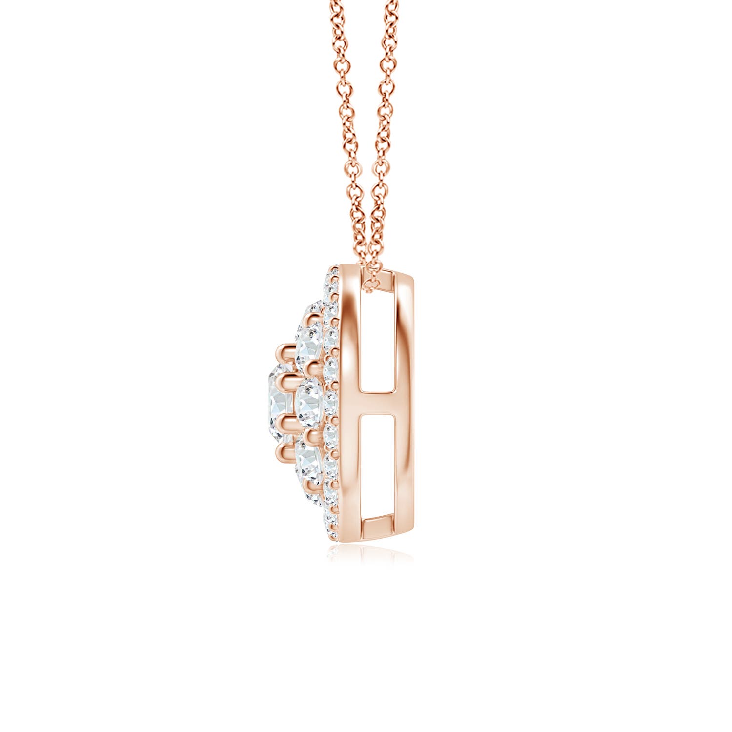 F-G, VS / 0.88 CT / 14 KT Rose Gold