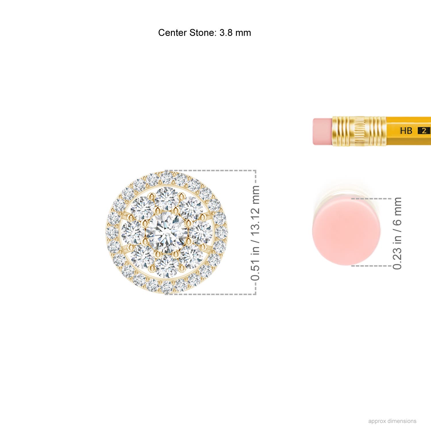 G, VS2 / 0.88 CT / 14 KT Yellow Gold