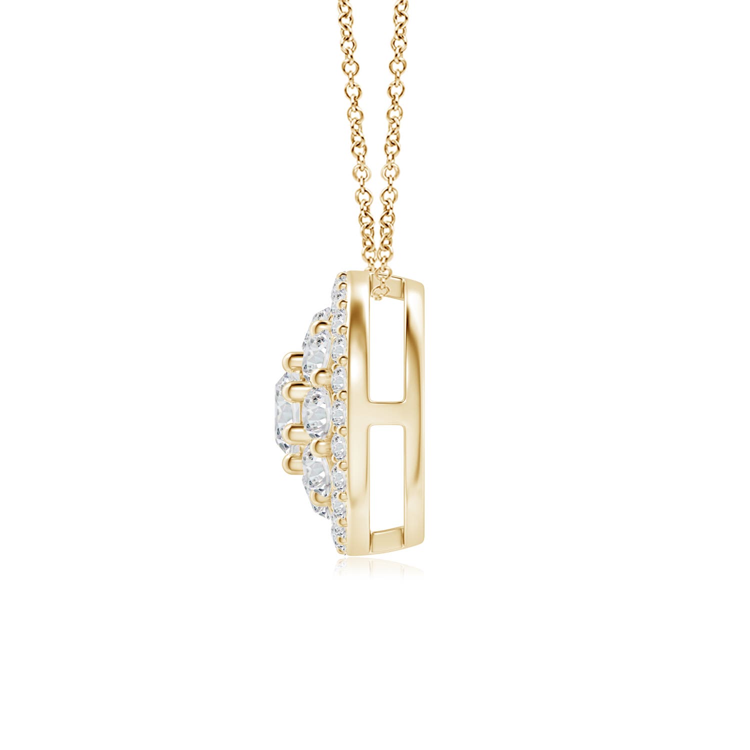 H, SI2 / 0.88 CT / 14 KT Yellow Gold