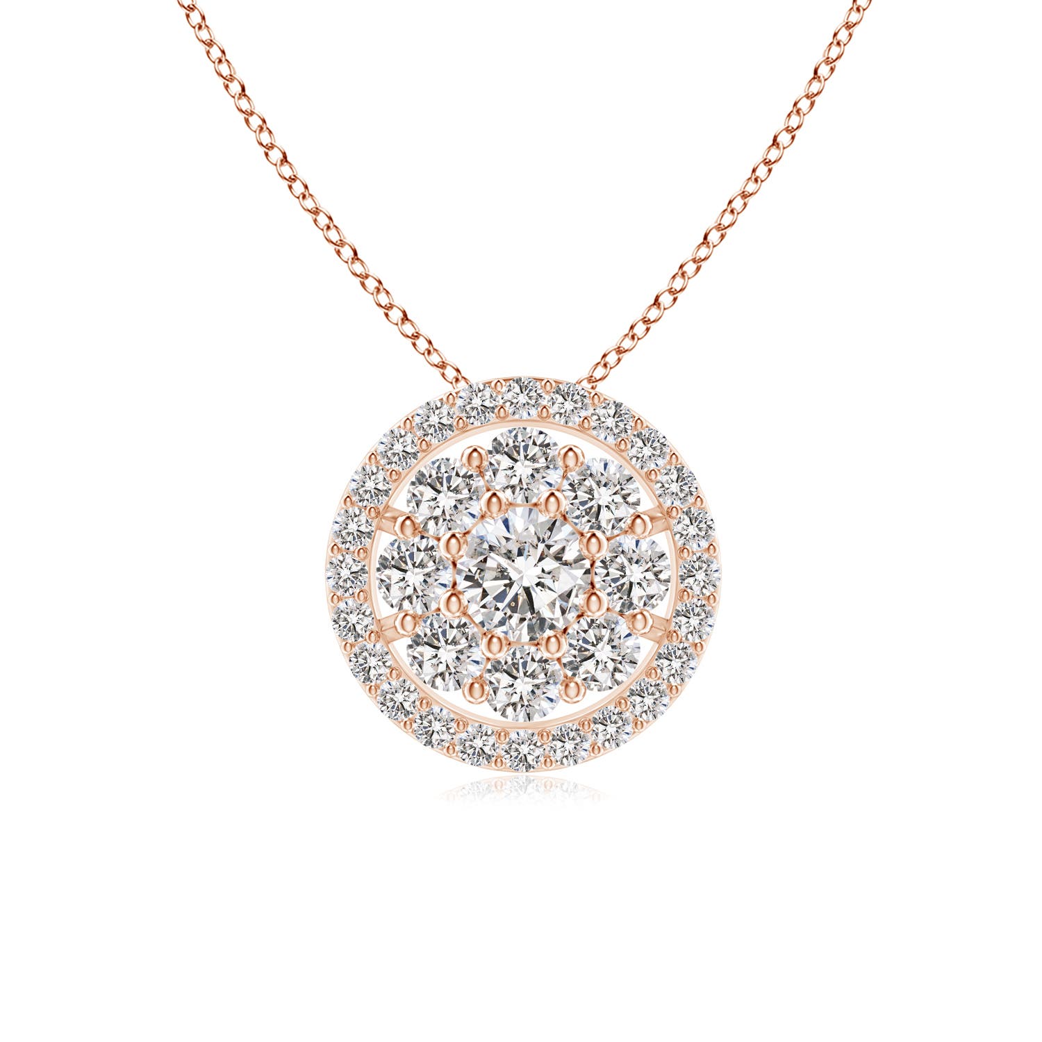 I-J, I1-I2 / 0.88 CT / 14 KT Rose Gold