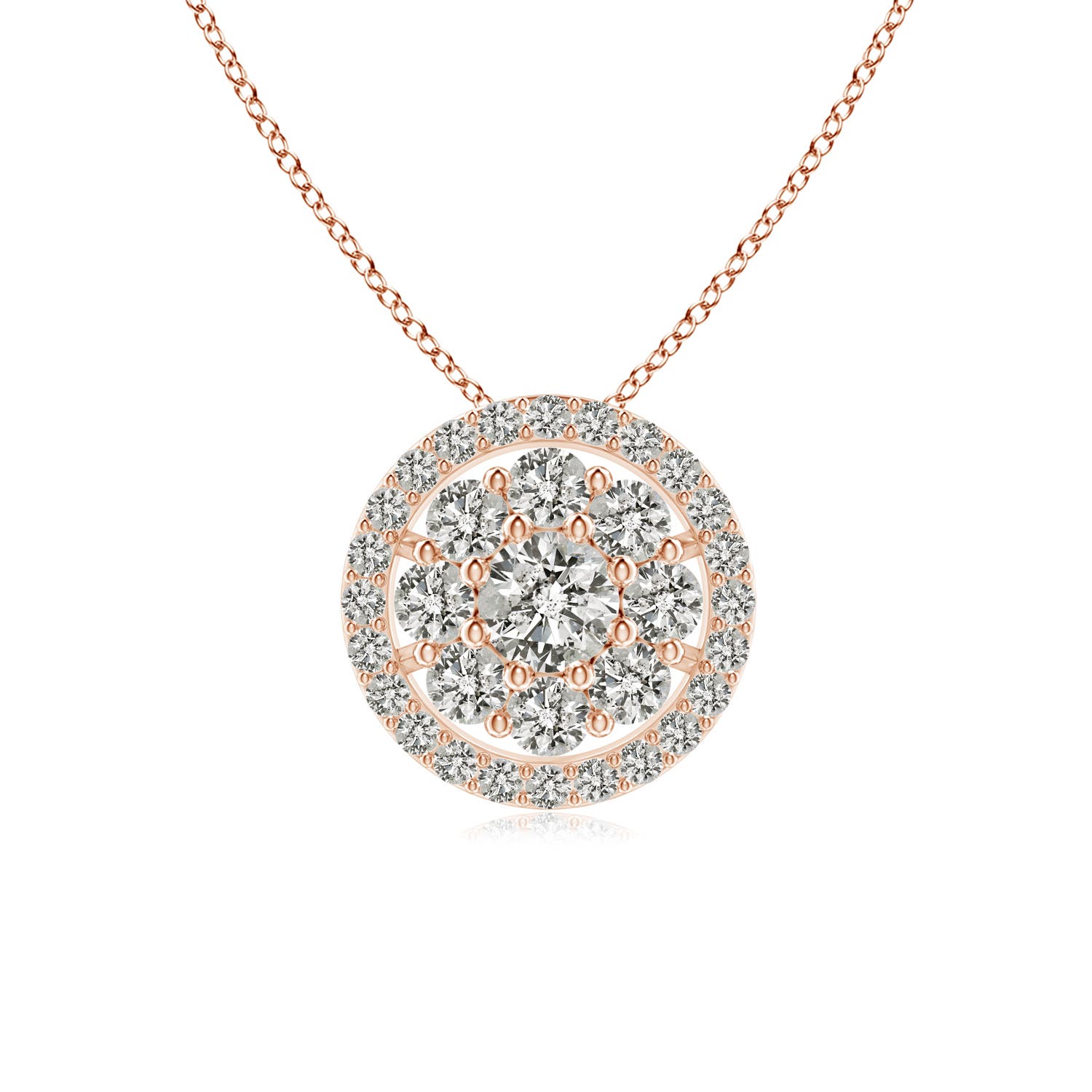 K, I3 / 0.88 CT / 14 KT Rose Gold