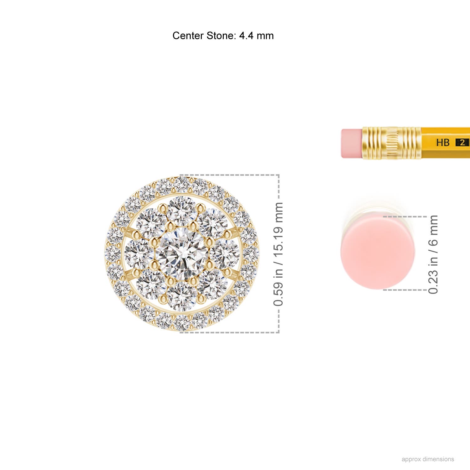 I-J, I1-I2 / 1.33 CT / 14 KT Yellow Gold