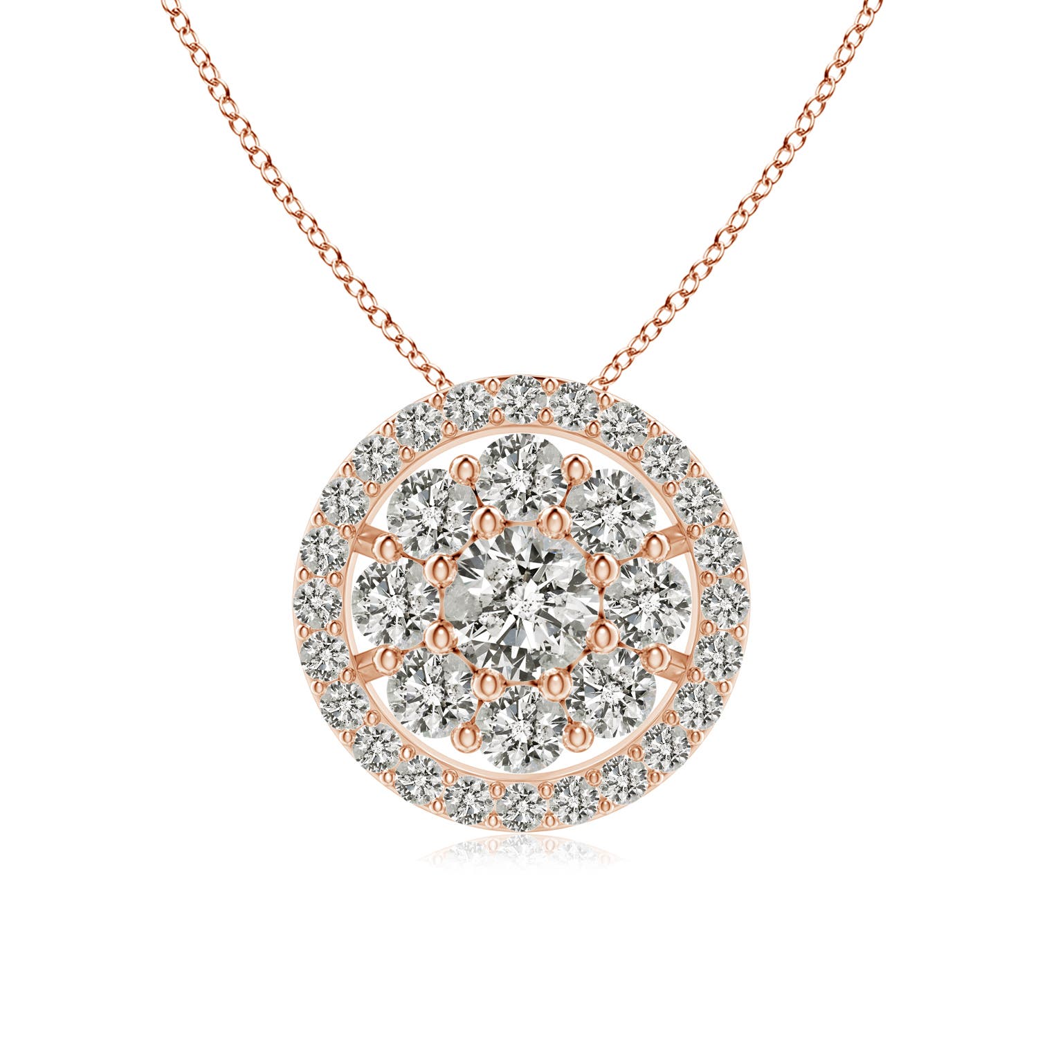 K, I3 / 1.33 CT / 14 KT Rose Gold