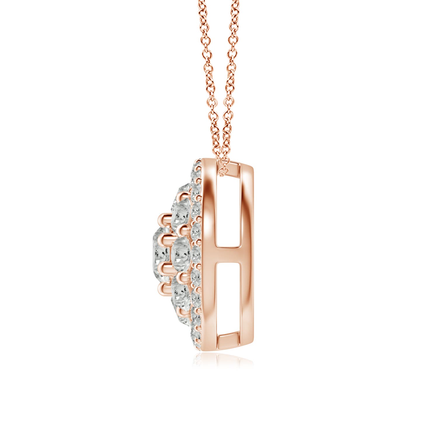 K, I3 / 1.33 CT / 14 KT Rose Gold