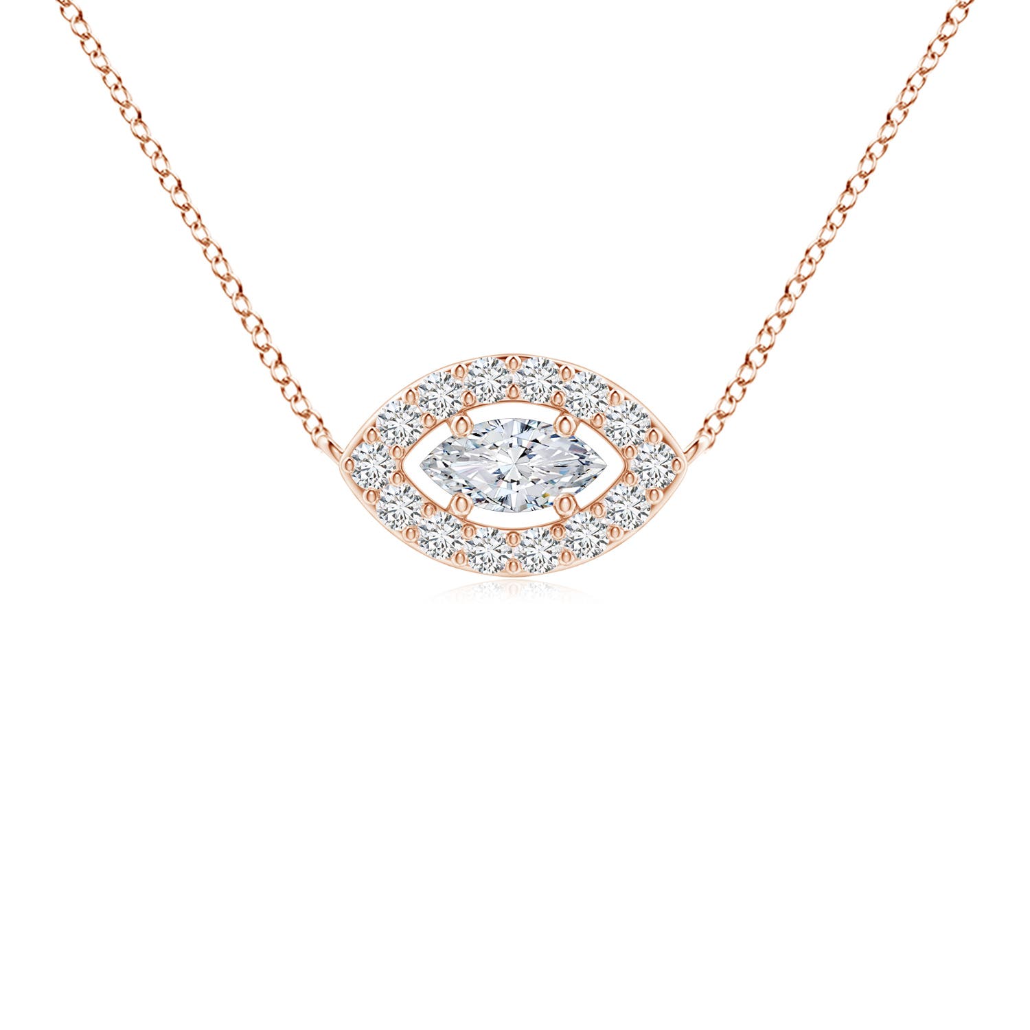 H, SI2 / 0.17 CT / 14 KT Rose Gold