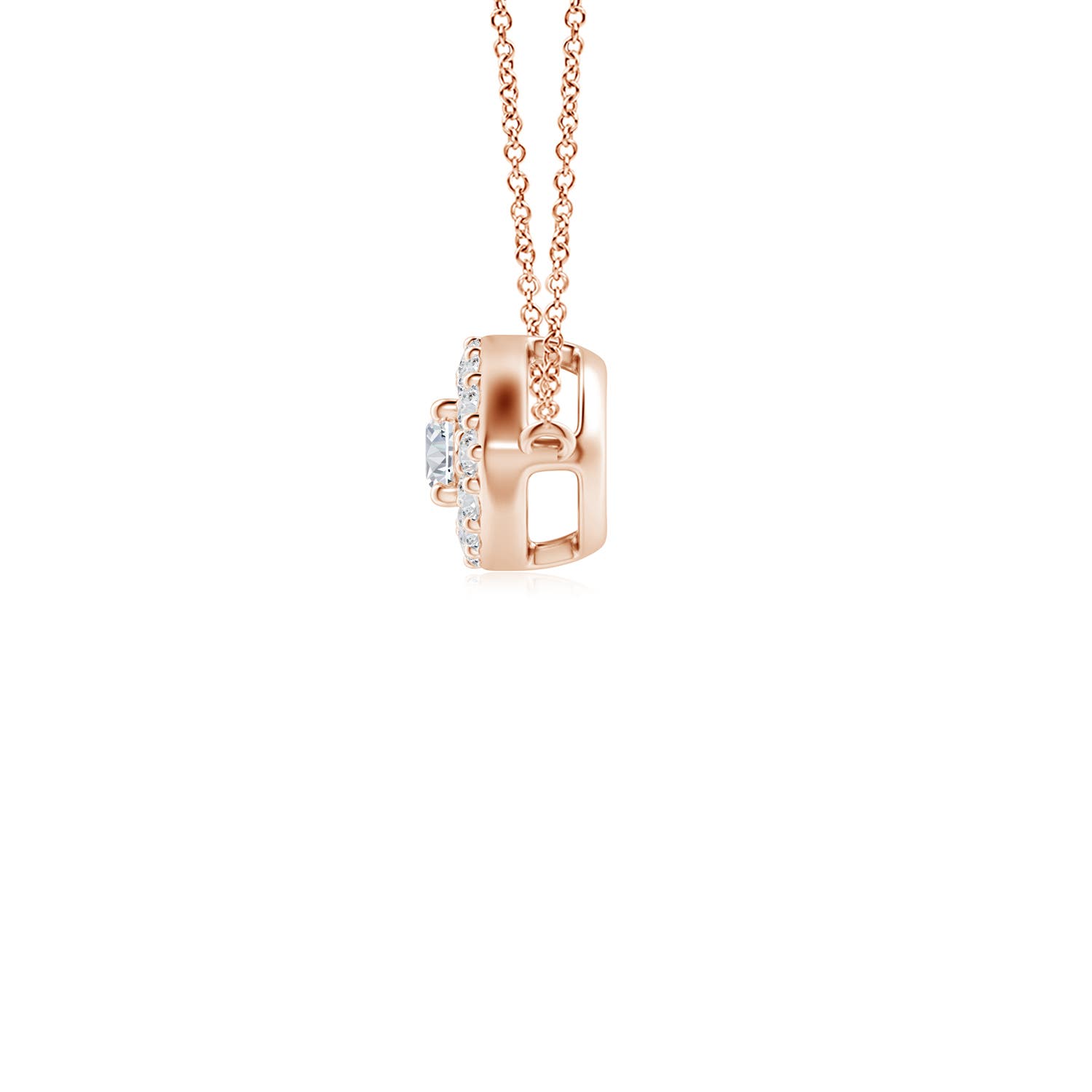 H, SI2 / 0.17 CT / 14 KT Rose Gold