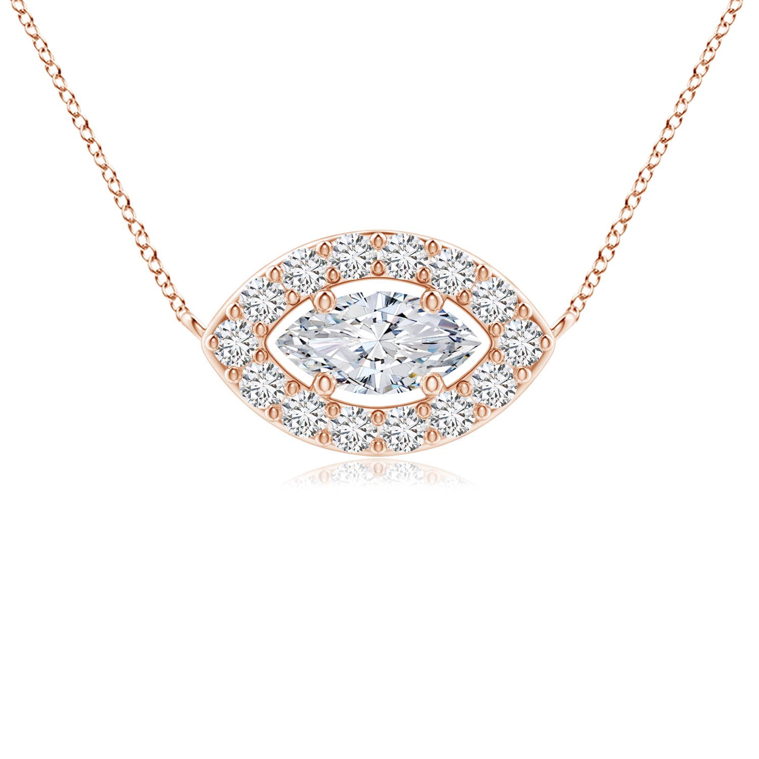 H, SI2 / 0.39 CT / 14 KT Rose Gold