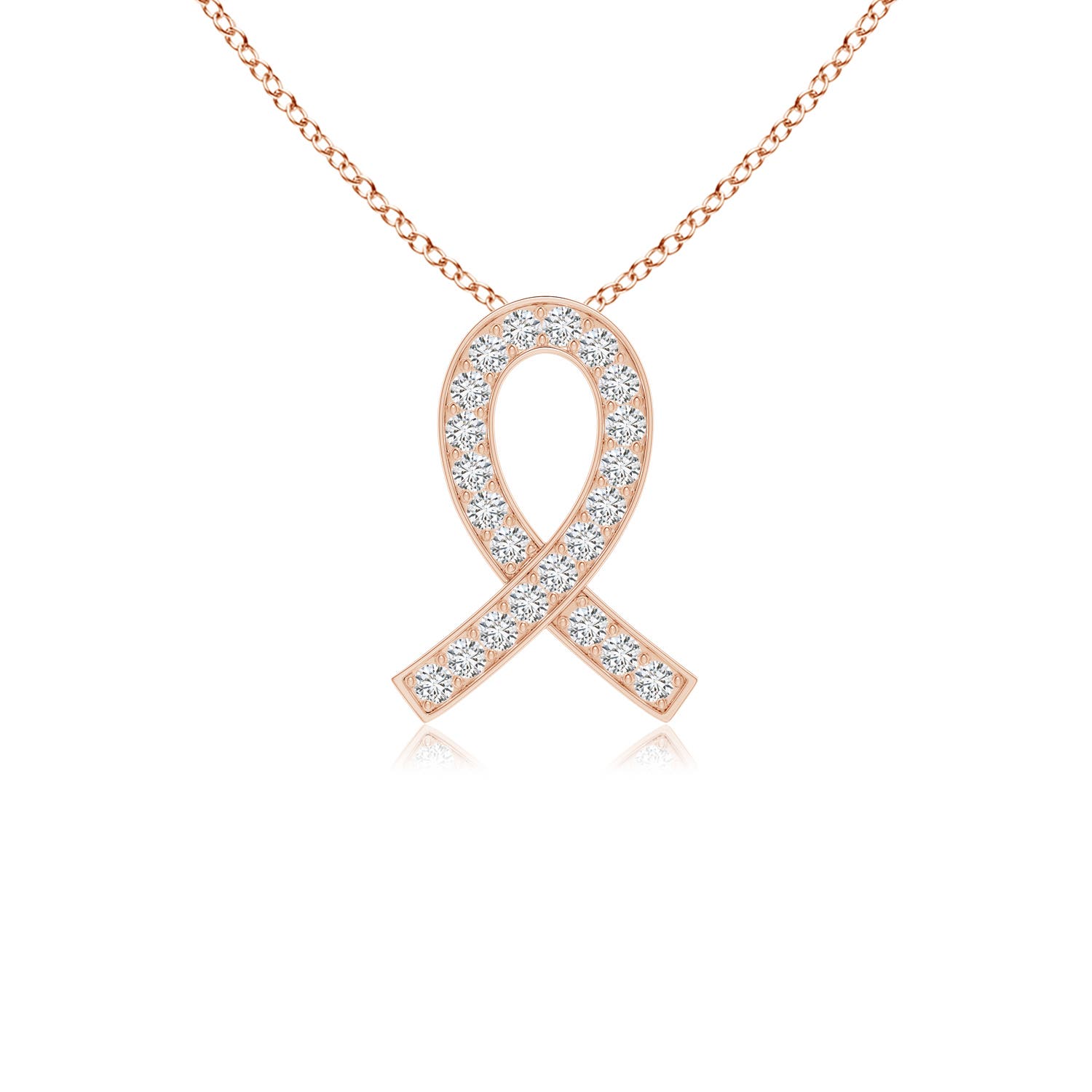 H, SI2 / 0.51 CT / 14 KT Rose Gold