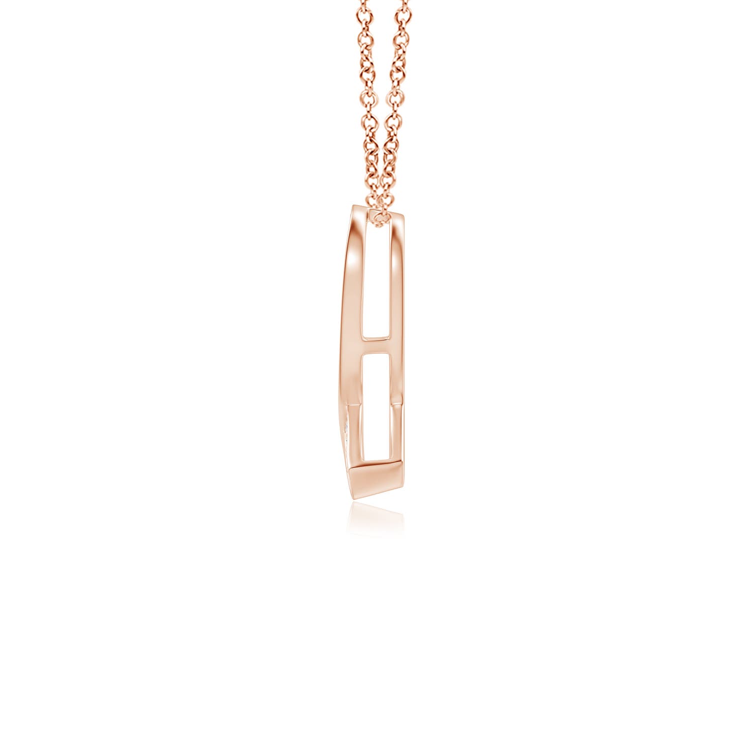 H, SI2 / 0.51 CT / 14 KT Rose Gold