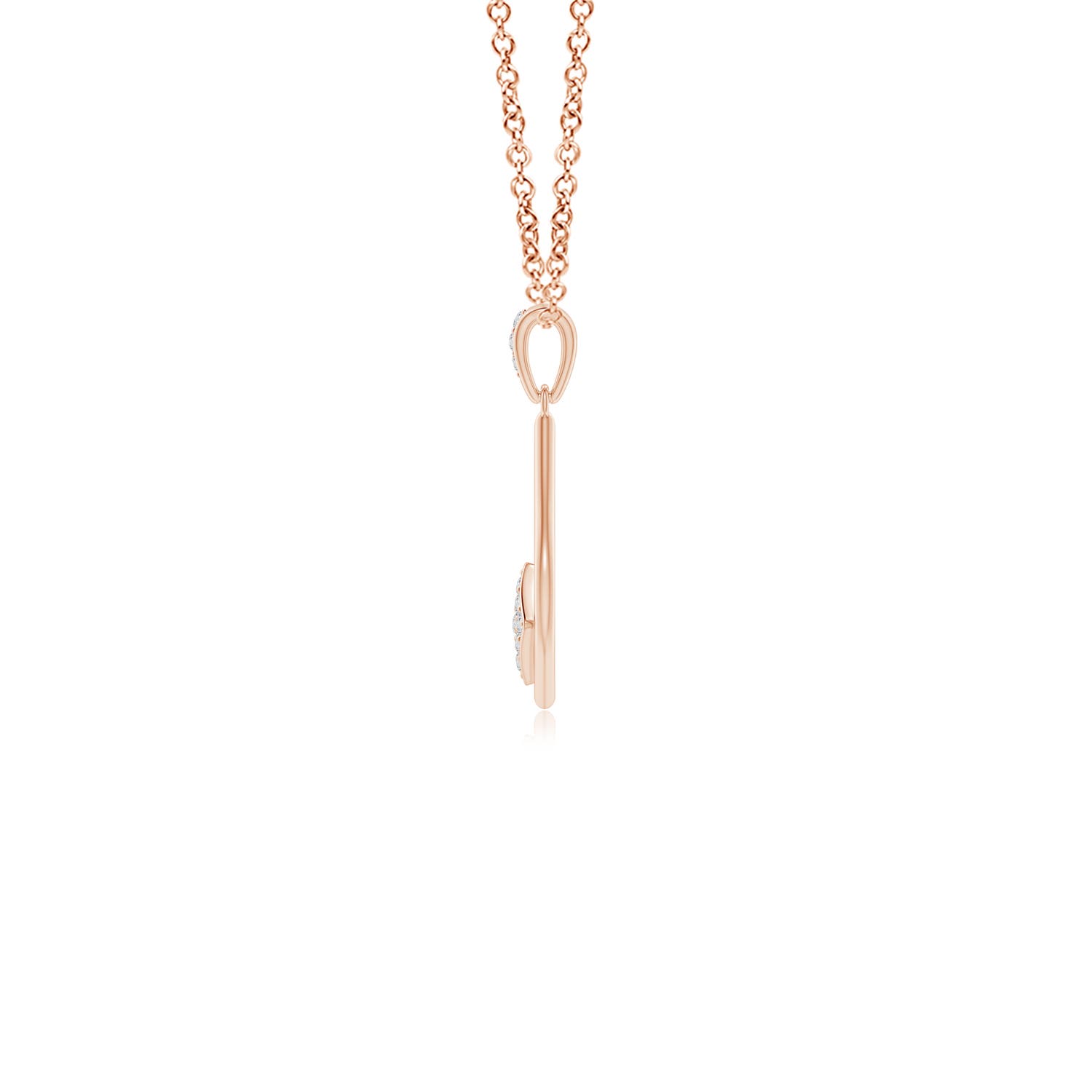 H, SI2 / 0.09 CT / 14 KT Rose Gold