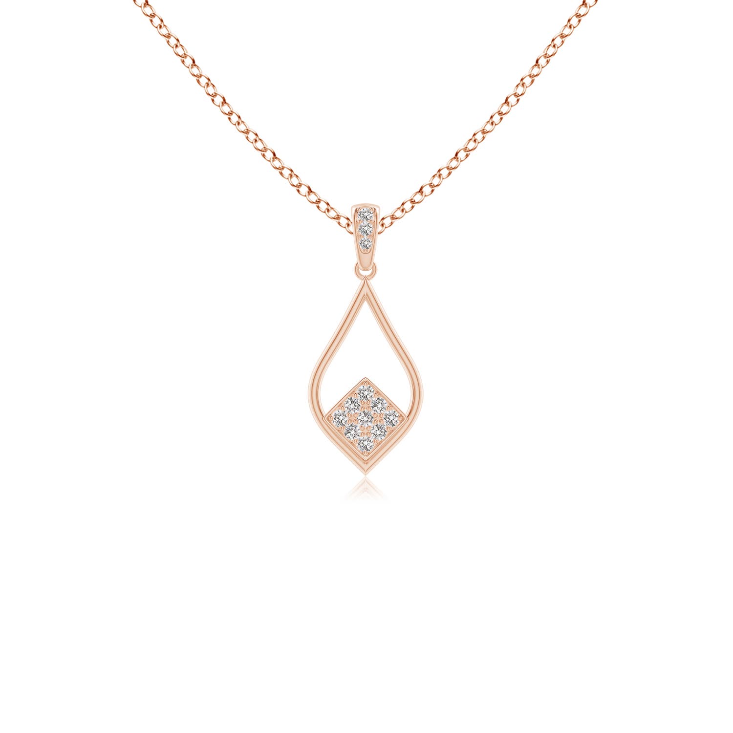 I-J, I1-I2 / 0.09 CT / 14 KT Rose Gold