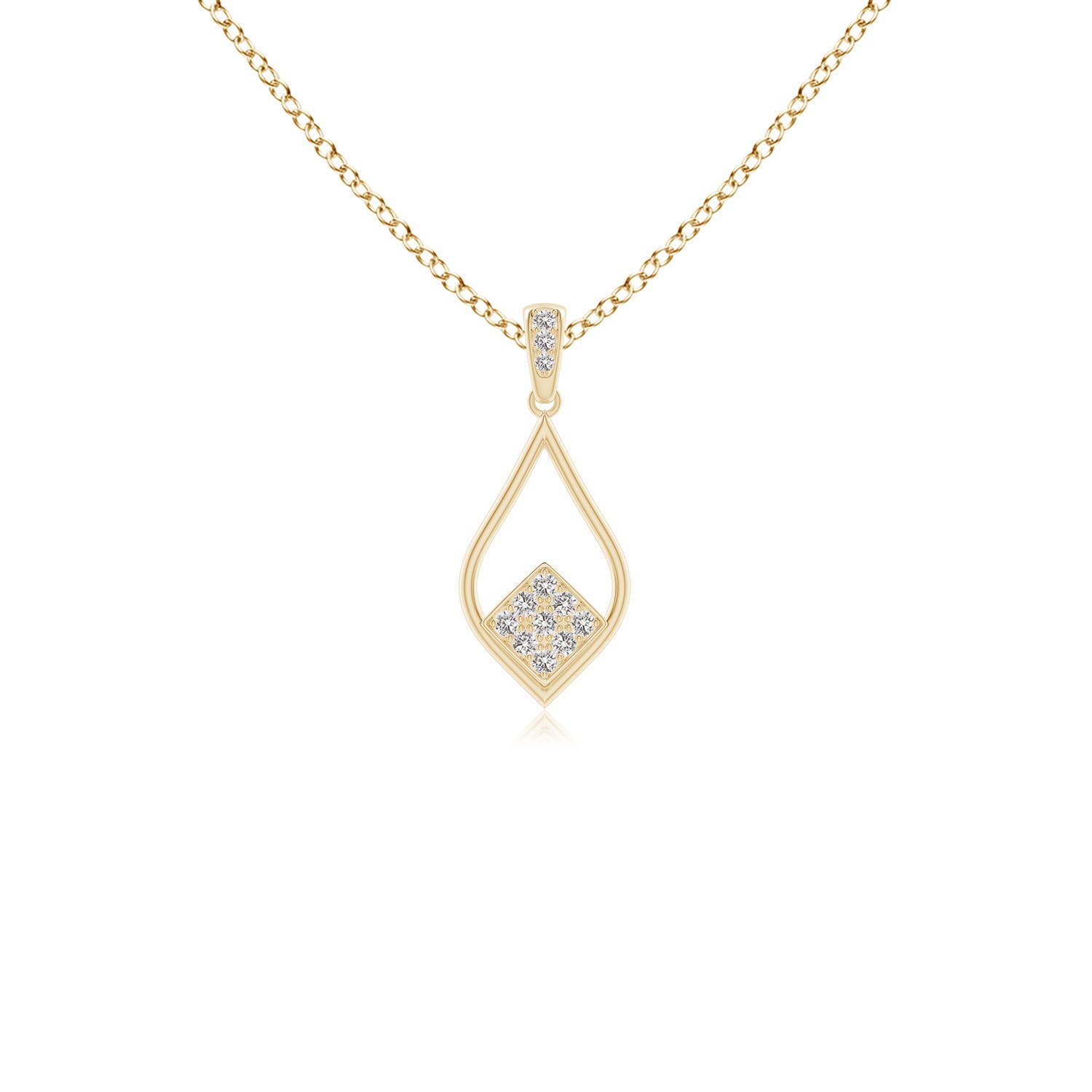 I-J, I1-I2 / 0.09 CT / 14 KT Yellow Gold