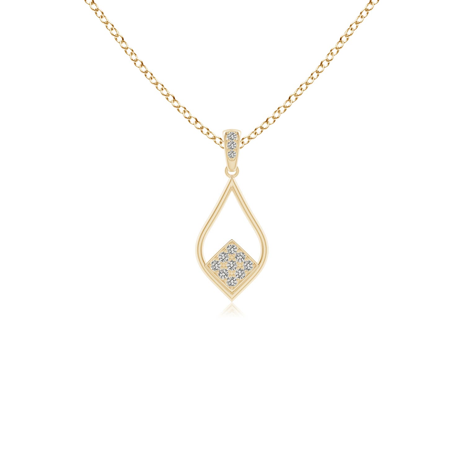 K, I3 / 0.09 CT / 14 KT Yellow Gold