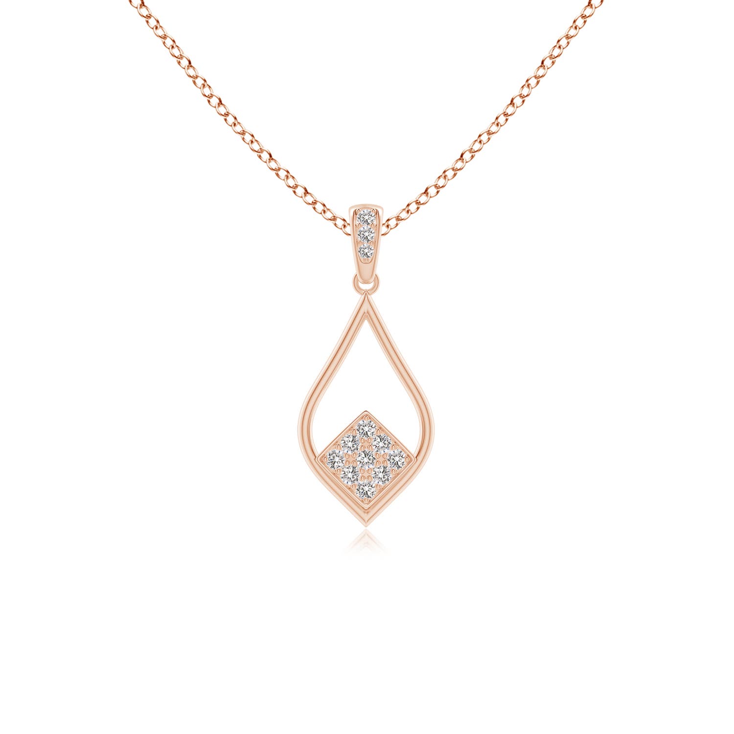 I-J, I1-I2 / 0.13 CT / 14 KT Rose Gold