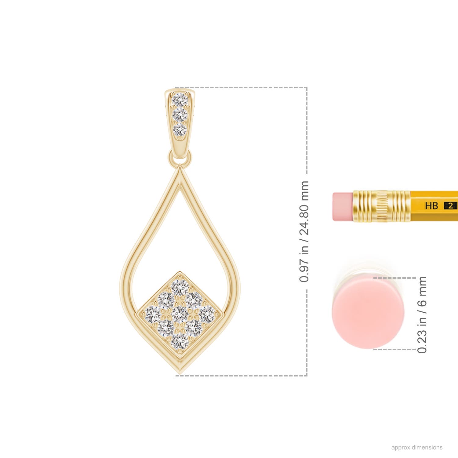 I-J, I1-I2 / 0.13 CT / 14 KT Yellow Gold