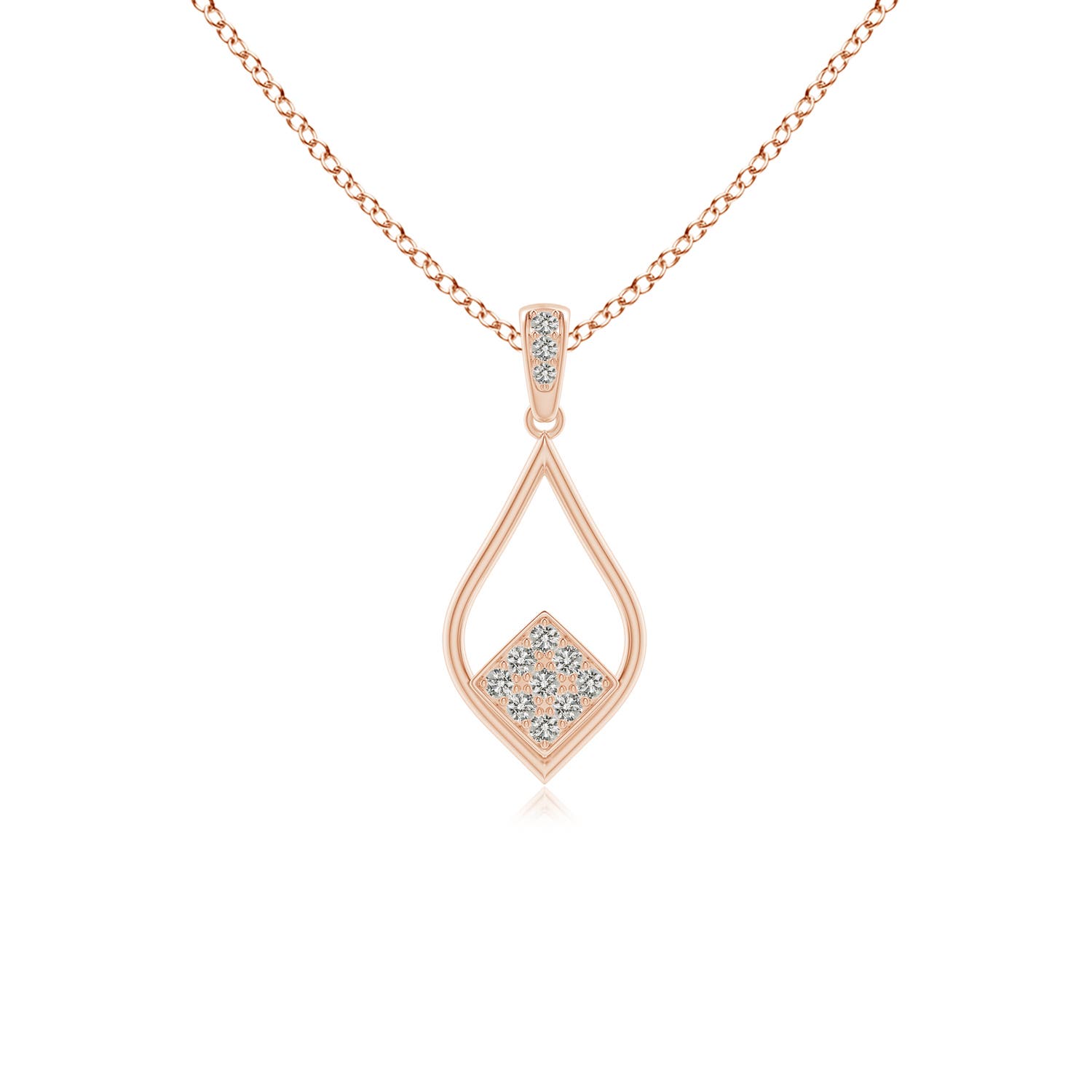 K, I3 / 0.13 CT / 14 KT Rose Gold