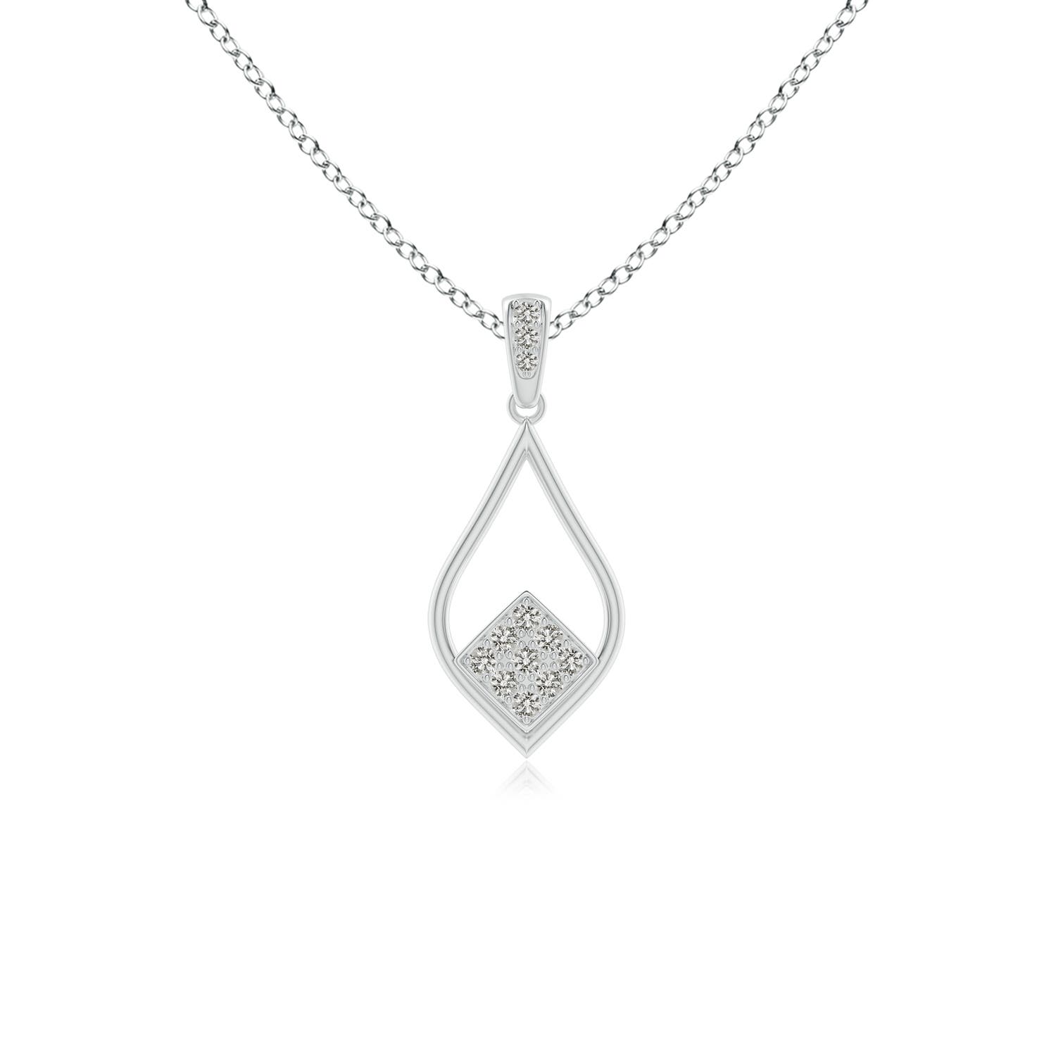 K, I3 / 0.13 CT / 14 KT White Gold