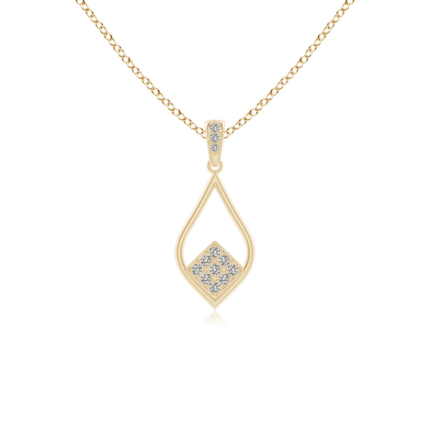 K, I3 / 0.13 CT / 14 KT Yellow Gold