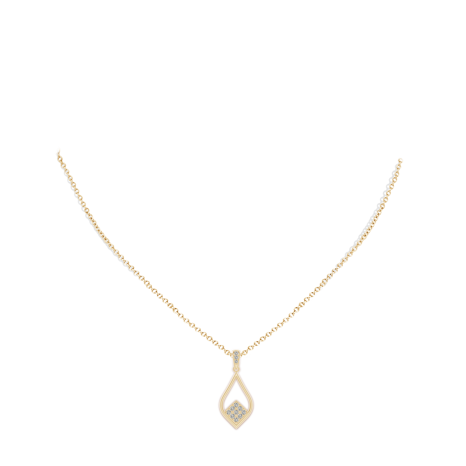 K, I3 / 0.13 CT / 14 KT Yellow Gold