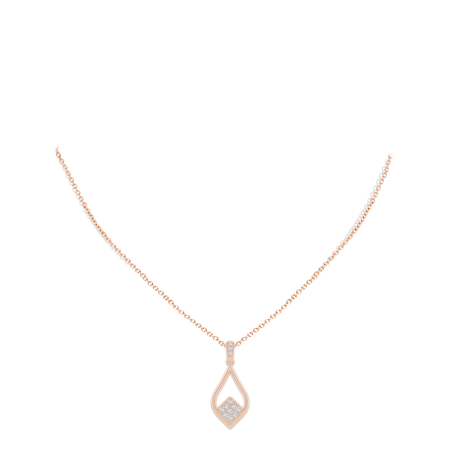 G, VS2 / 0.2 CT / 14 KT Rose Gold