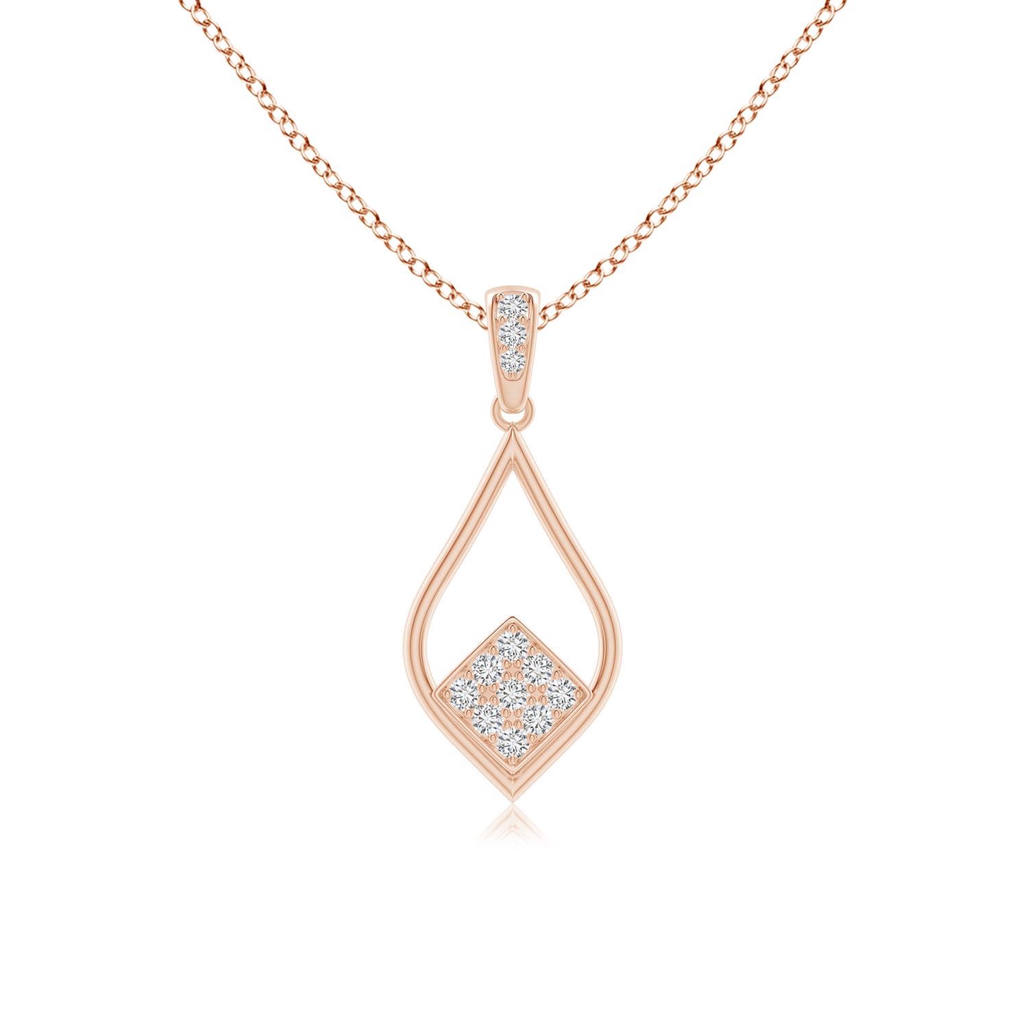 H, SI2 / 0.2 CT / 14 KT Rose Gold