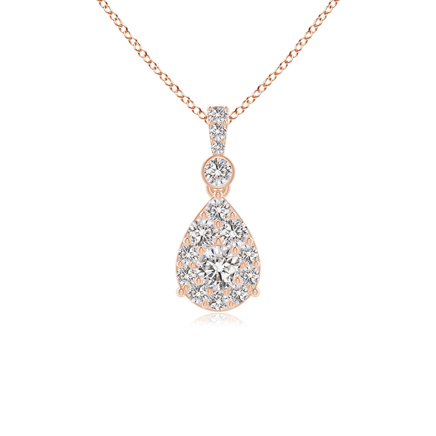 I-J, I1-I2 / 0.51 CT / 14 KT Rose Gold