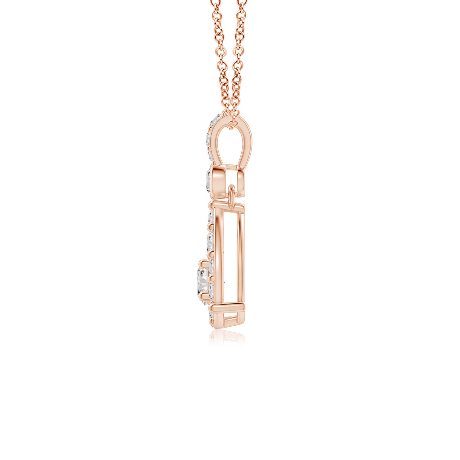 I-J, I1-I2 / 0.51 CT / 14 KT Rose Gold