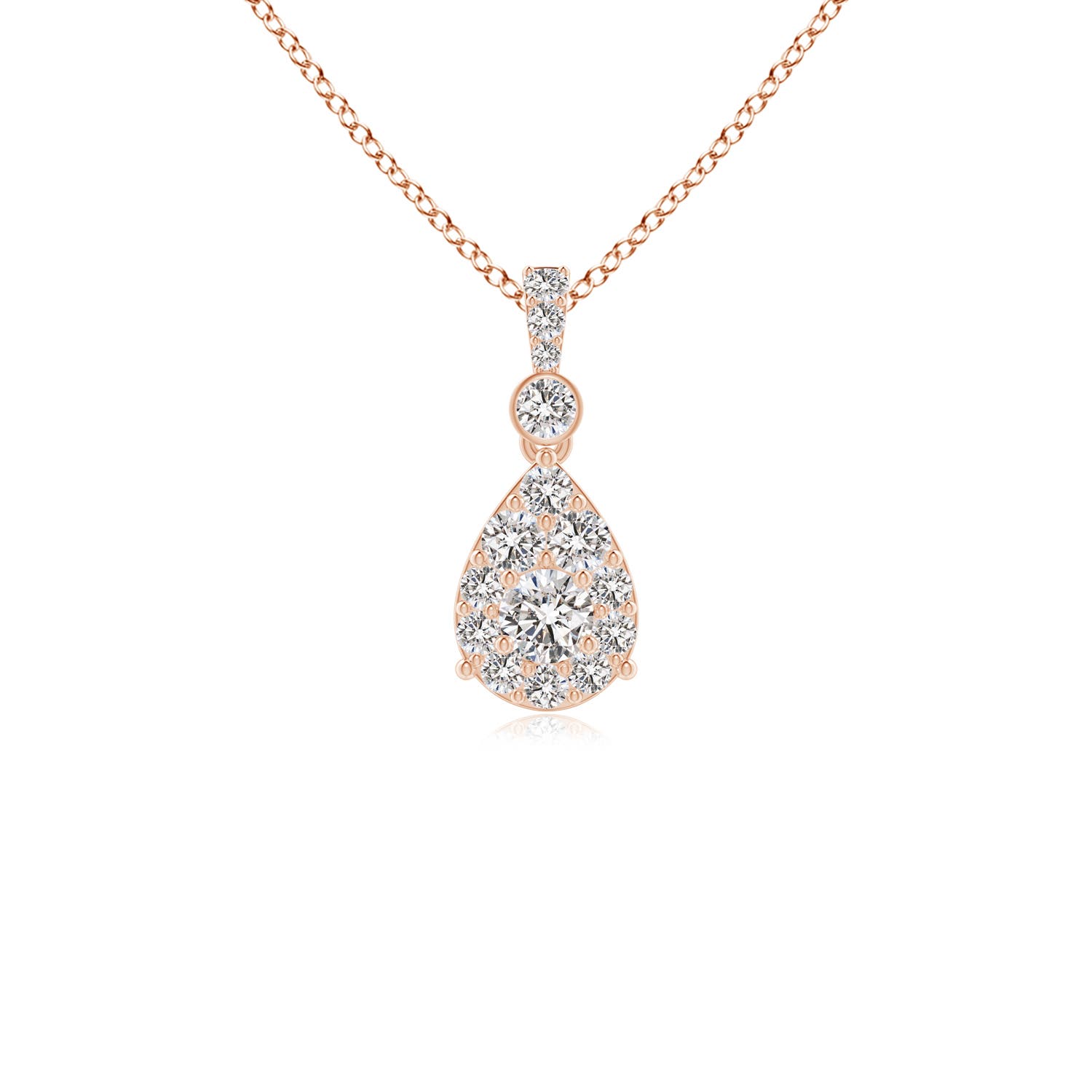 I-J, I1-I2 / 0.33 CT / 14 KT Rose Gold