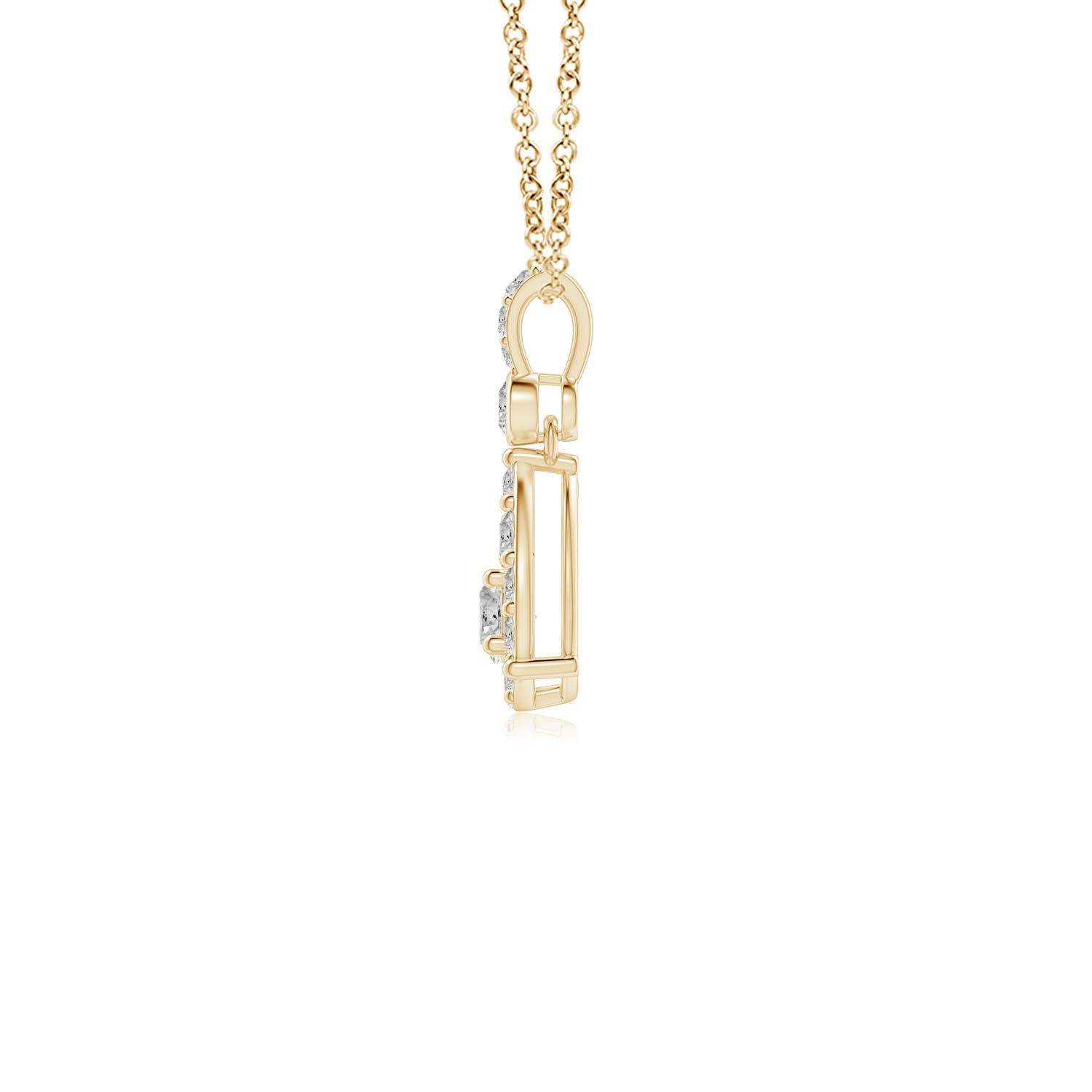 K, I3 / 0.33 CT / 14 KT Yellow Gold