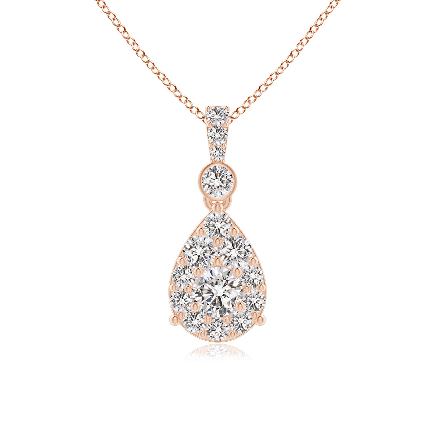 I-J, I1-I2 / 0.73 CT / 14 KT Rose Gold